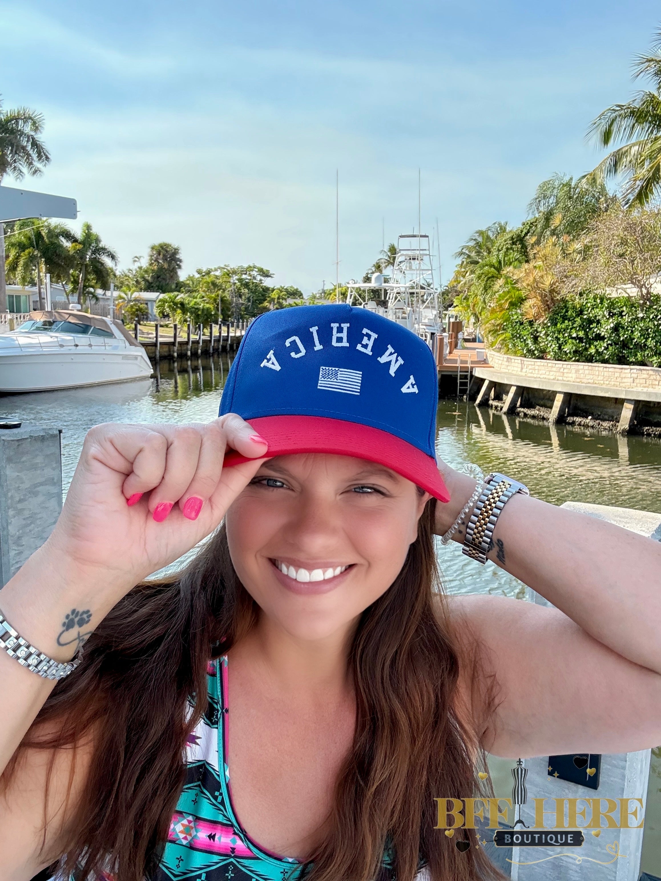 Upside America Cap - BFF Here
