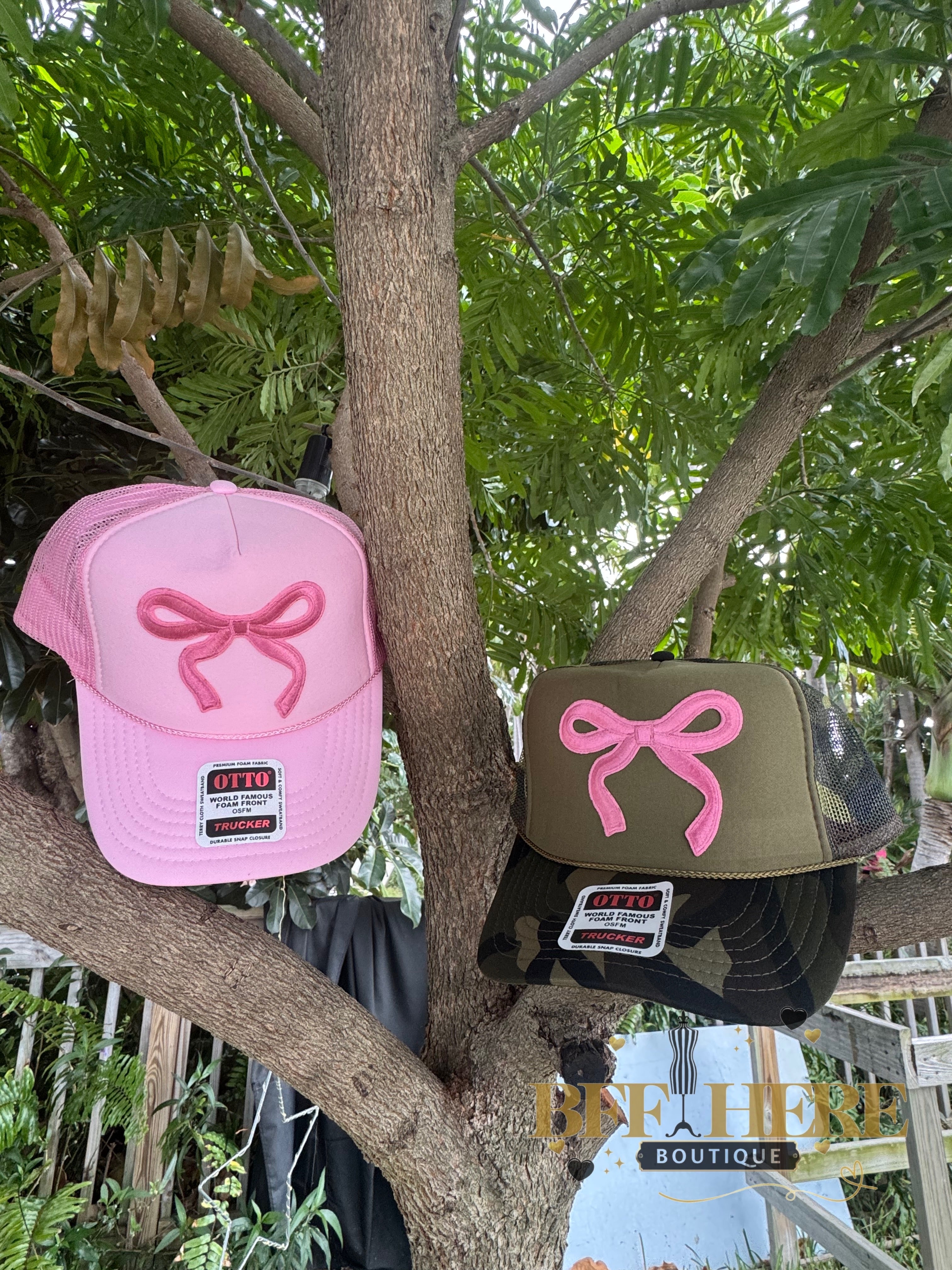 Bow Babe Trucker Hat / Choice of Color - BFF Here