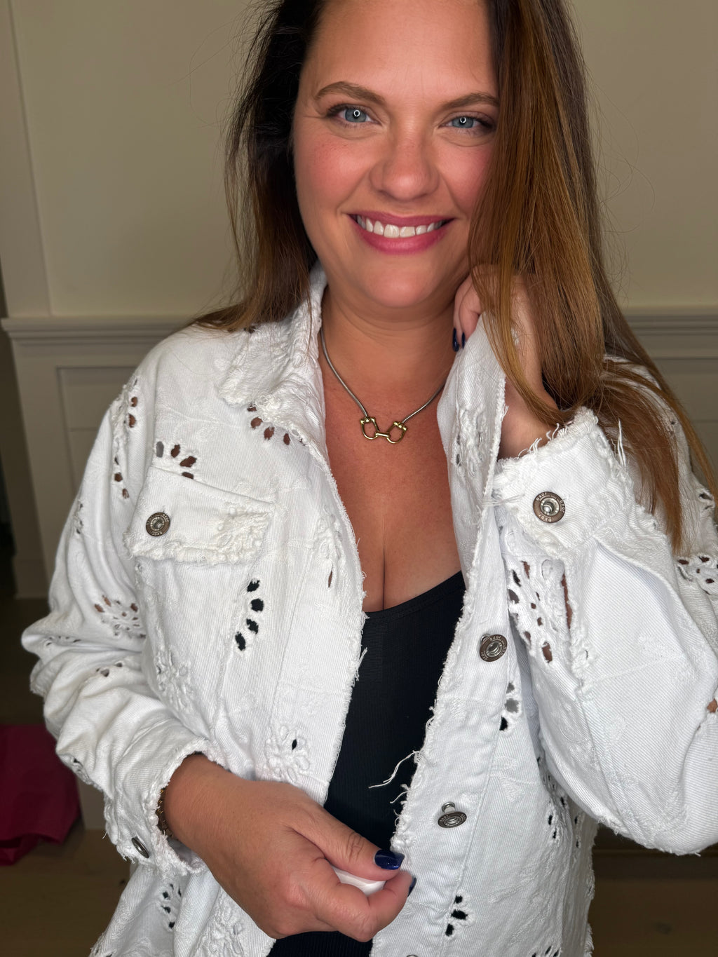 Eyelet on the Prize Jacket by Sew In Love (Ships 2-3 weeks) - BFF Here