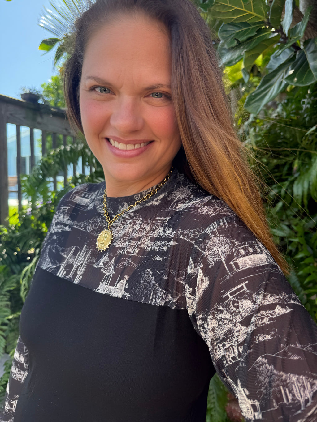 Homestead Toile Top by Sterling Kreek - BFF Here