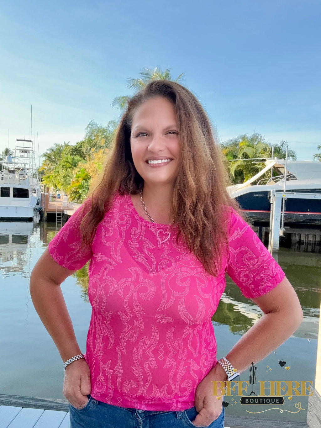 Let’s Go Girls Mesh Top by Sterling Kreek - BFF Here