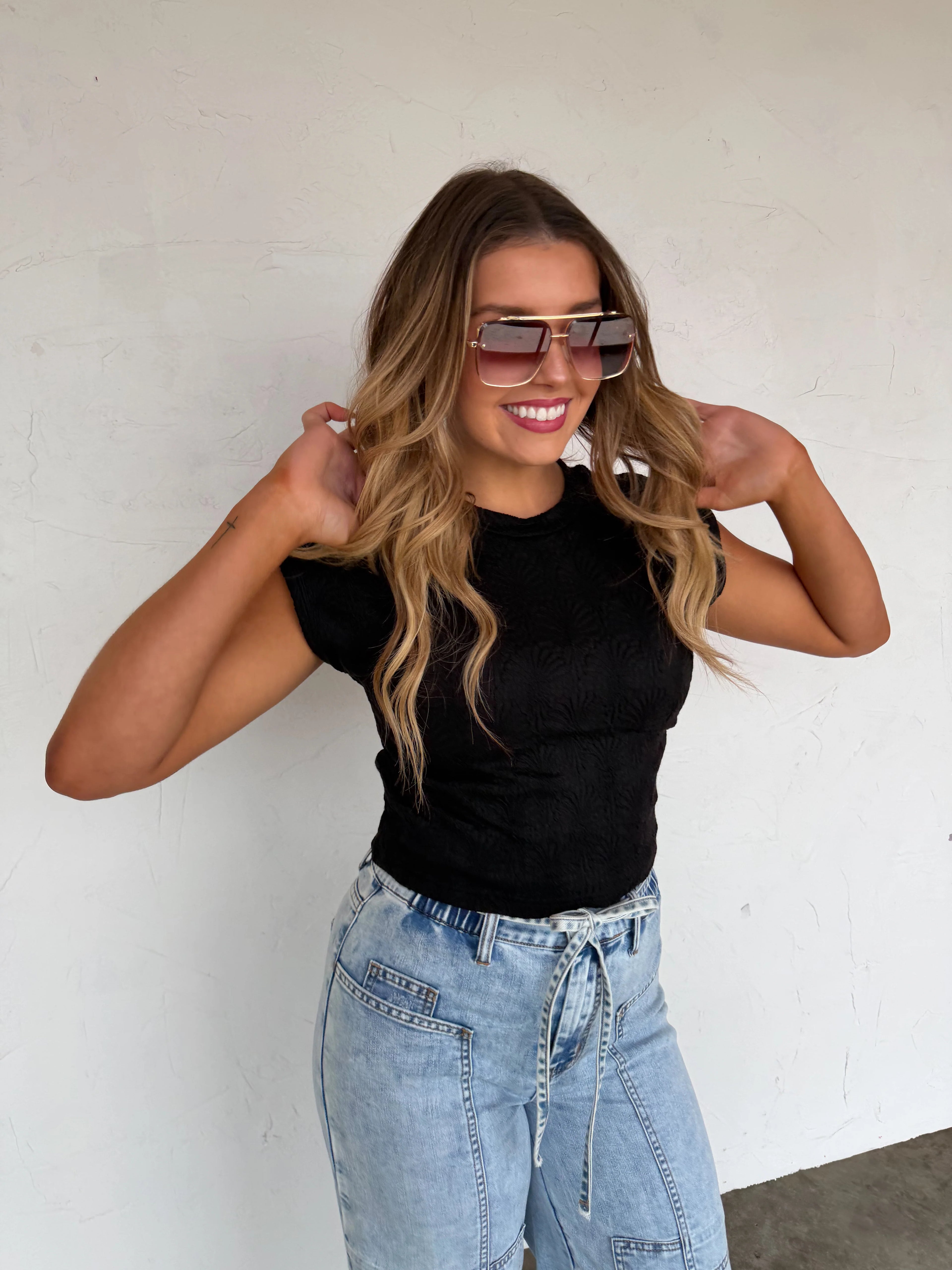 PREORDER: Harley Cap Sleeve Basic Top by Blakeley (ETA late February / early March)