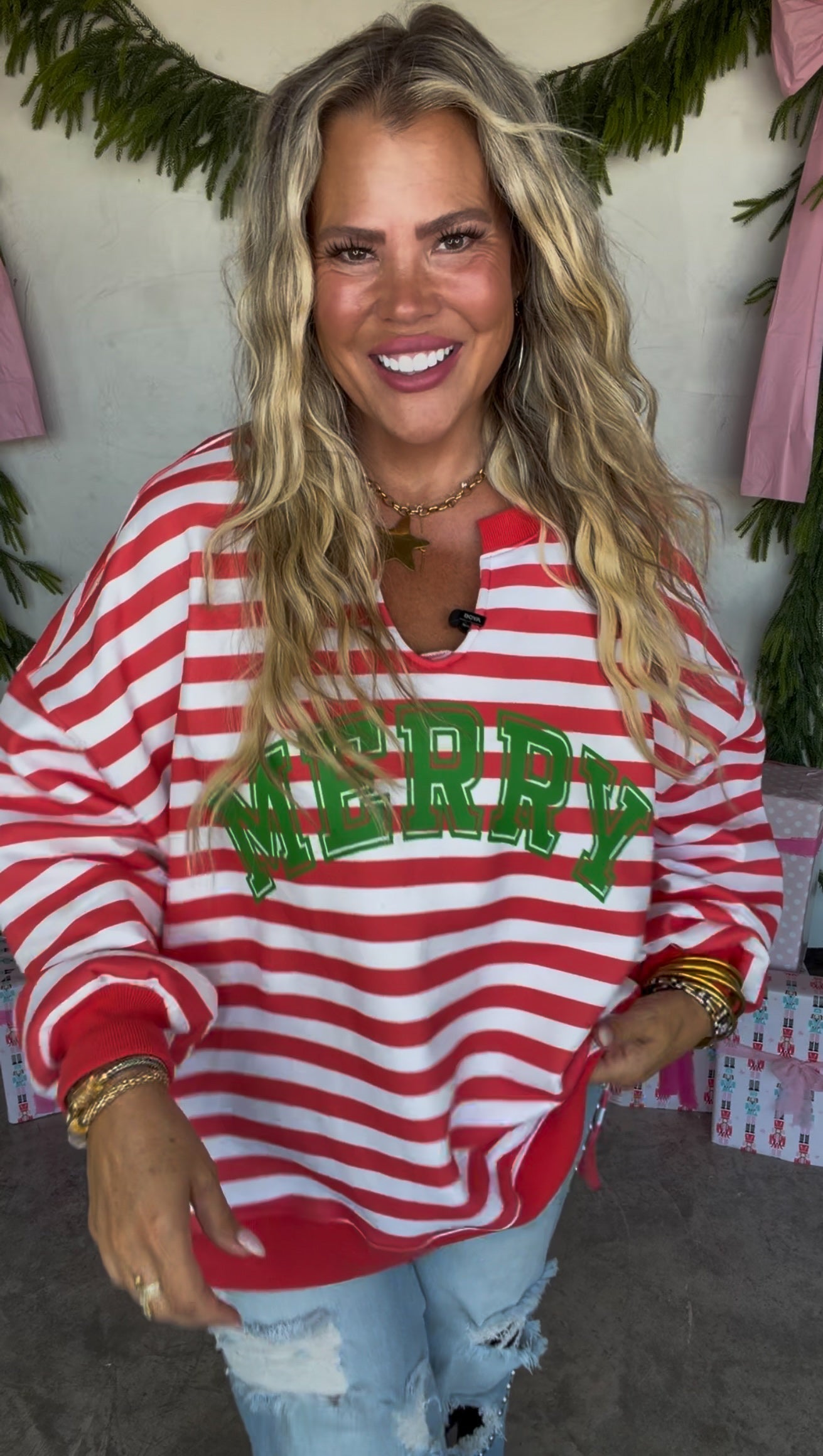 PREORDER: Jolly & Merry Oversized Pullover by Blakeley (ETA: October)