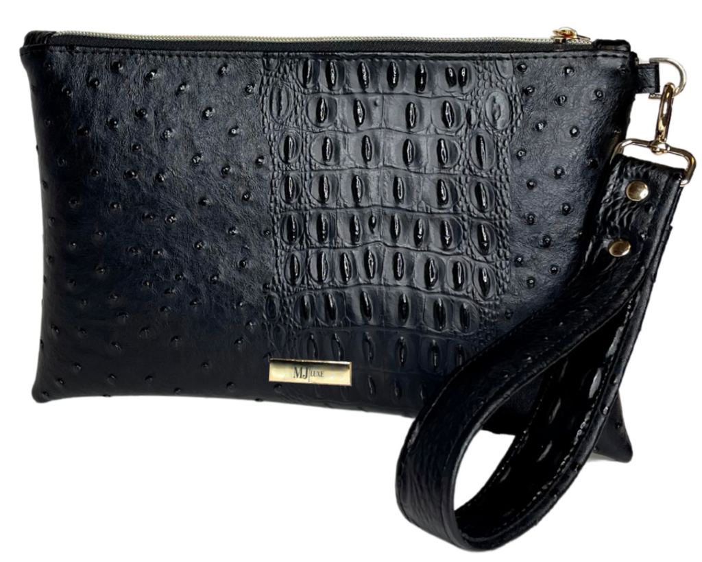 Obsidian MJ Luxe Clutch - BFF Here