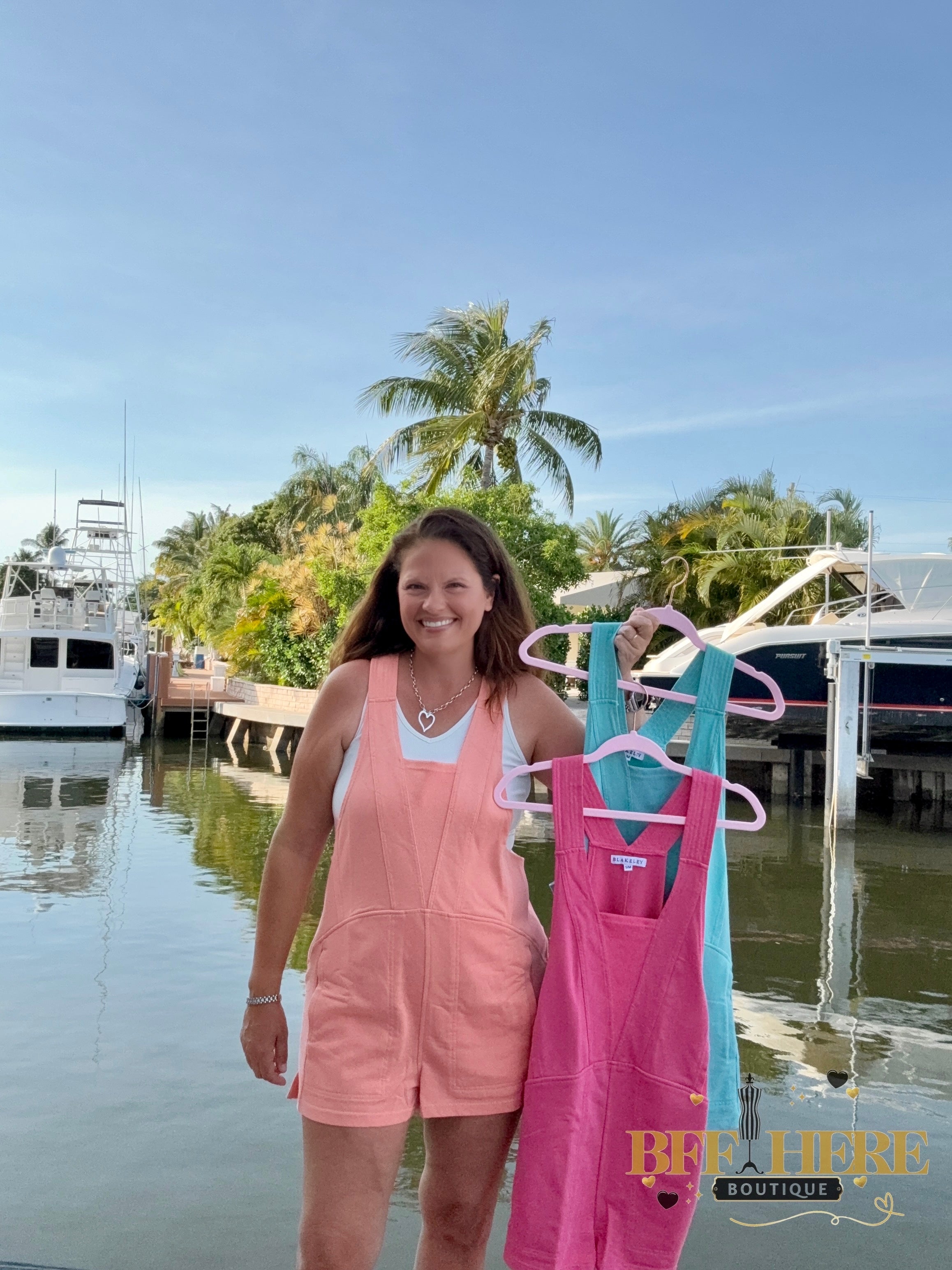 Beach Please Romper by Blakeley / Choice of Color - BFF Here