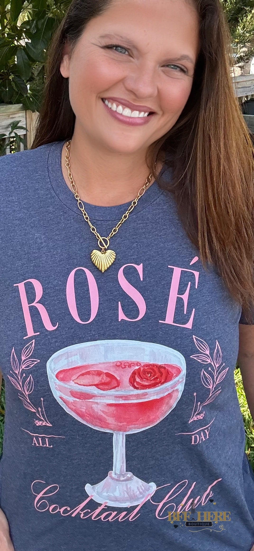 Rosé Cocktail Club Tee - BFF Here