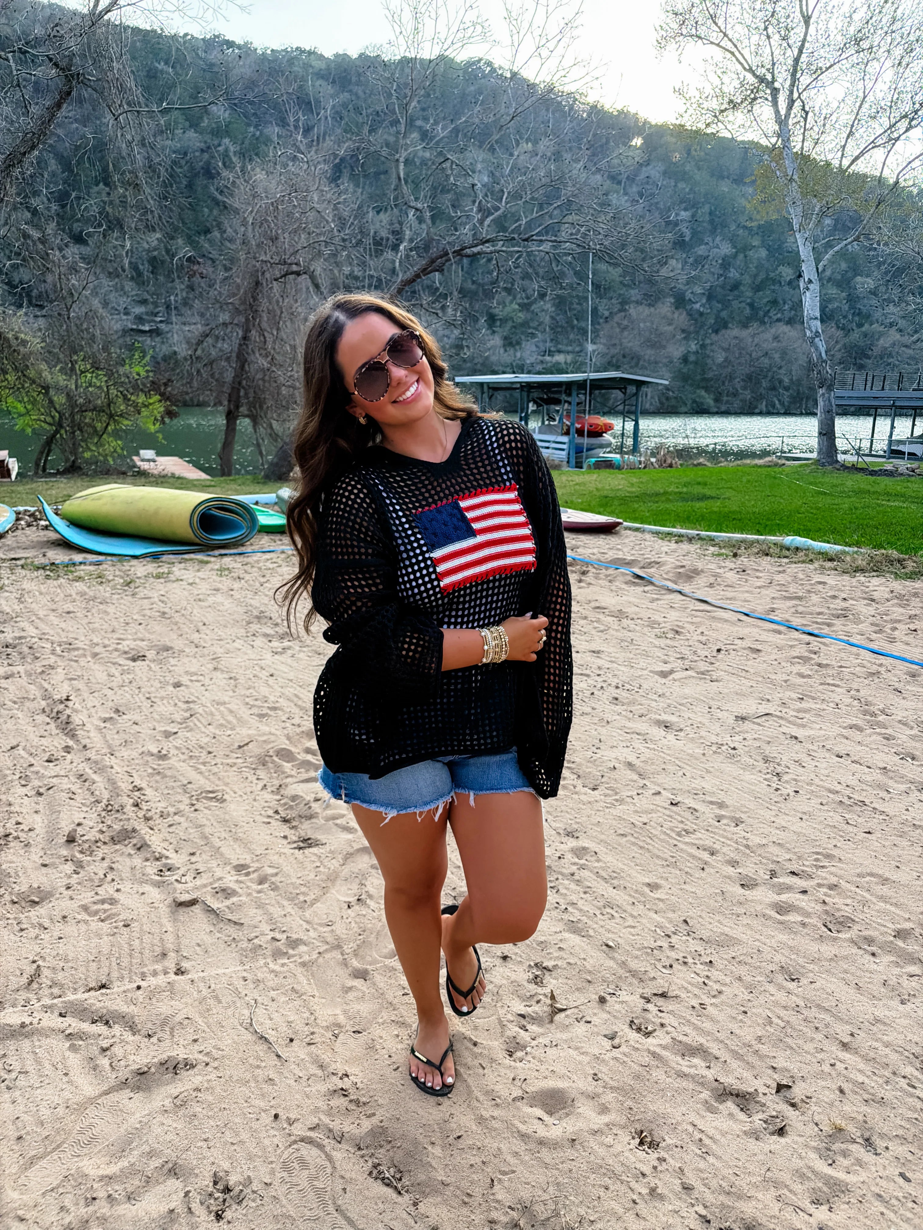 PREORDER: Freedom Flag Patch Pullover by Blakeley (ETA: May) - BFF Here