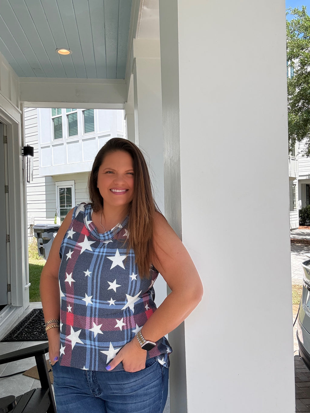 Plaid Star Top by HeimishUSA (ARRAY) — Ships 2-3 weeks - BFF Here