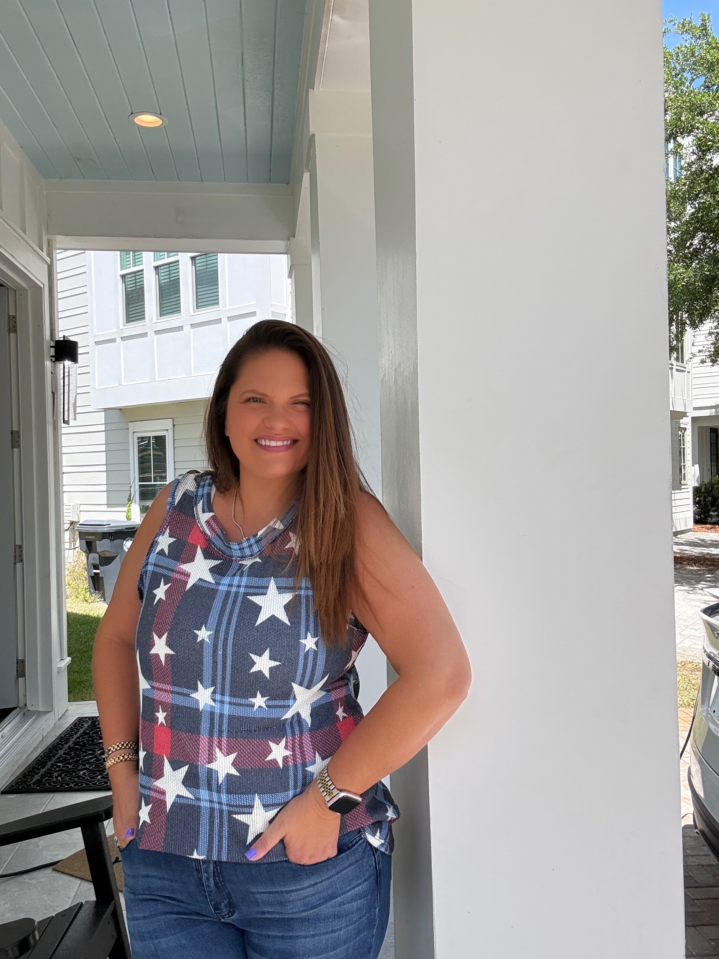 Plaid Star Top by HeimishUSA (ARRAY) — Ships 2-3 weeks - BFF Here