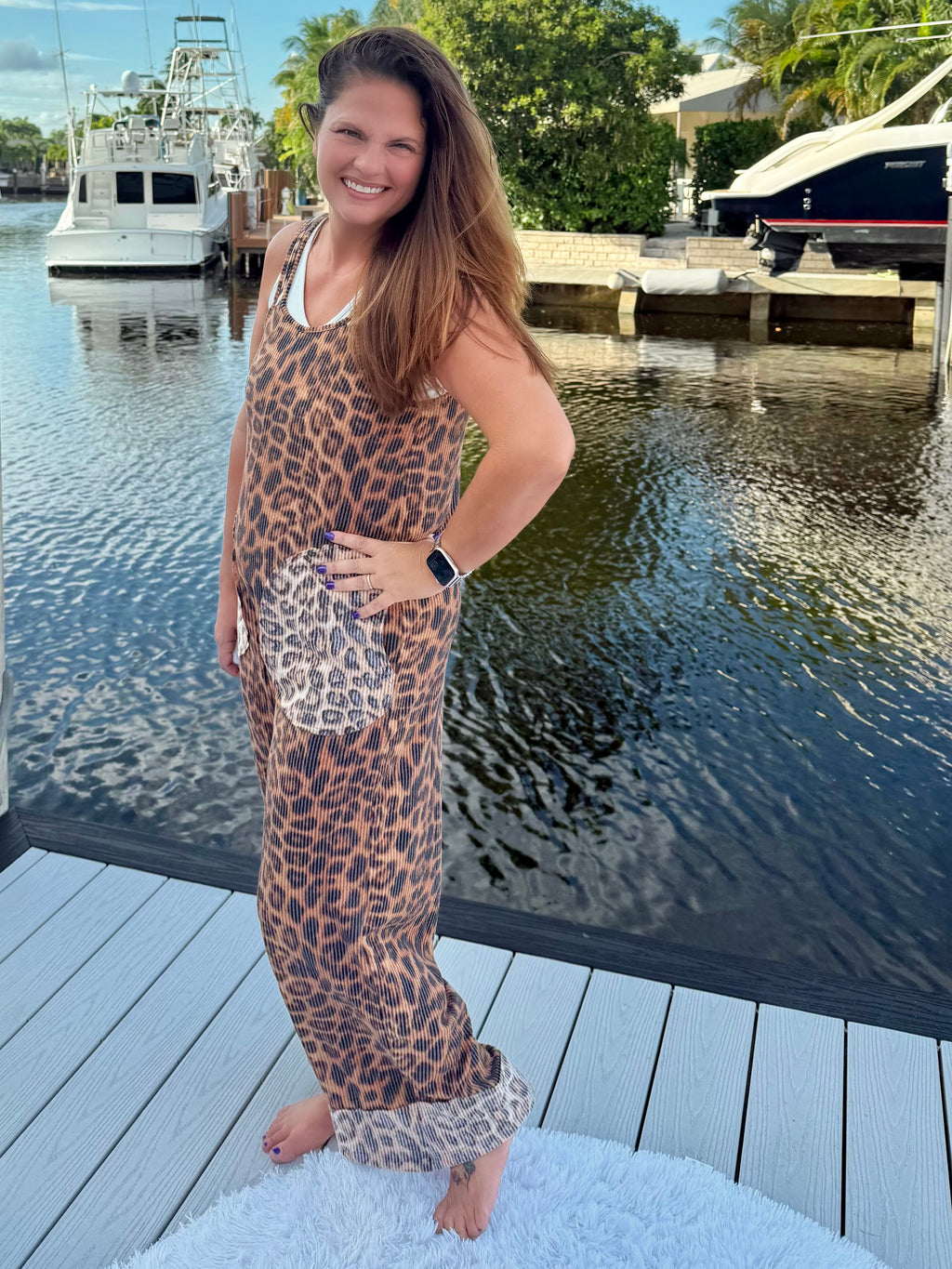 Ricki Cheetah Romper by Blakeley - BFF Here