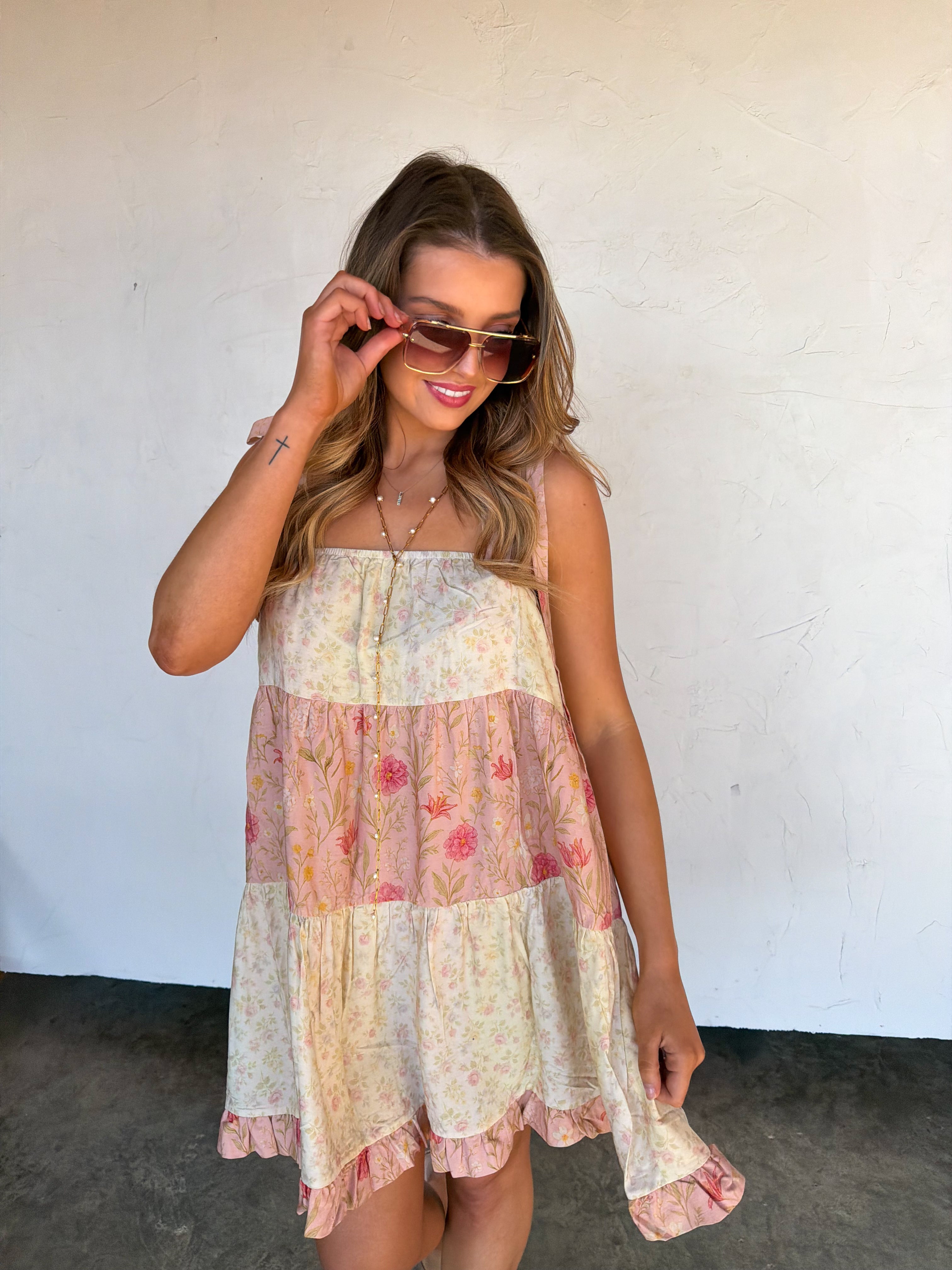 PREORDER- GARDEN PARTY FLORAL DRESS - BFF Here