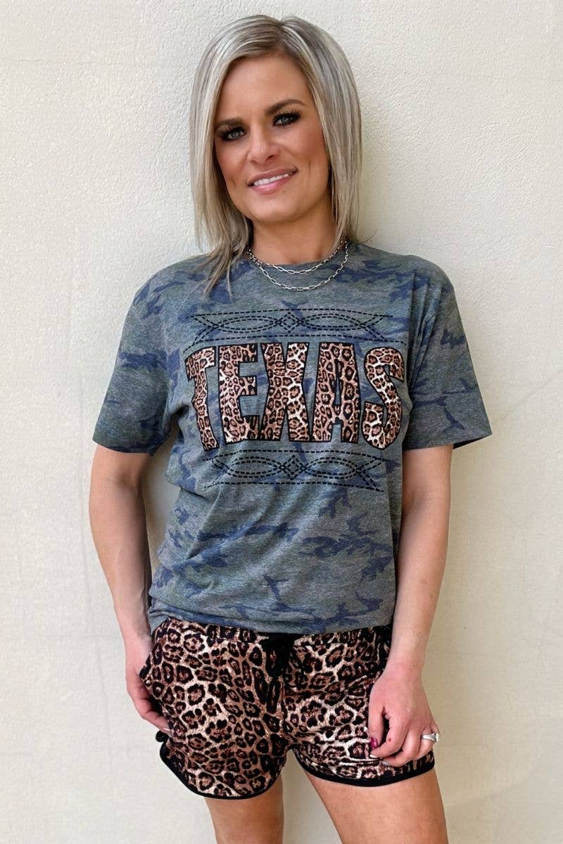 Stitched In Texas Tee - BFF Here