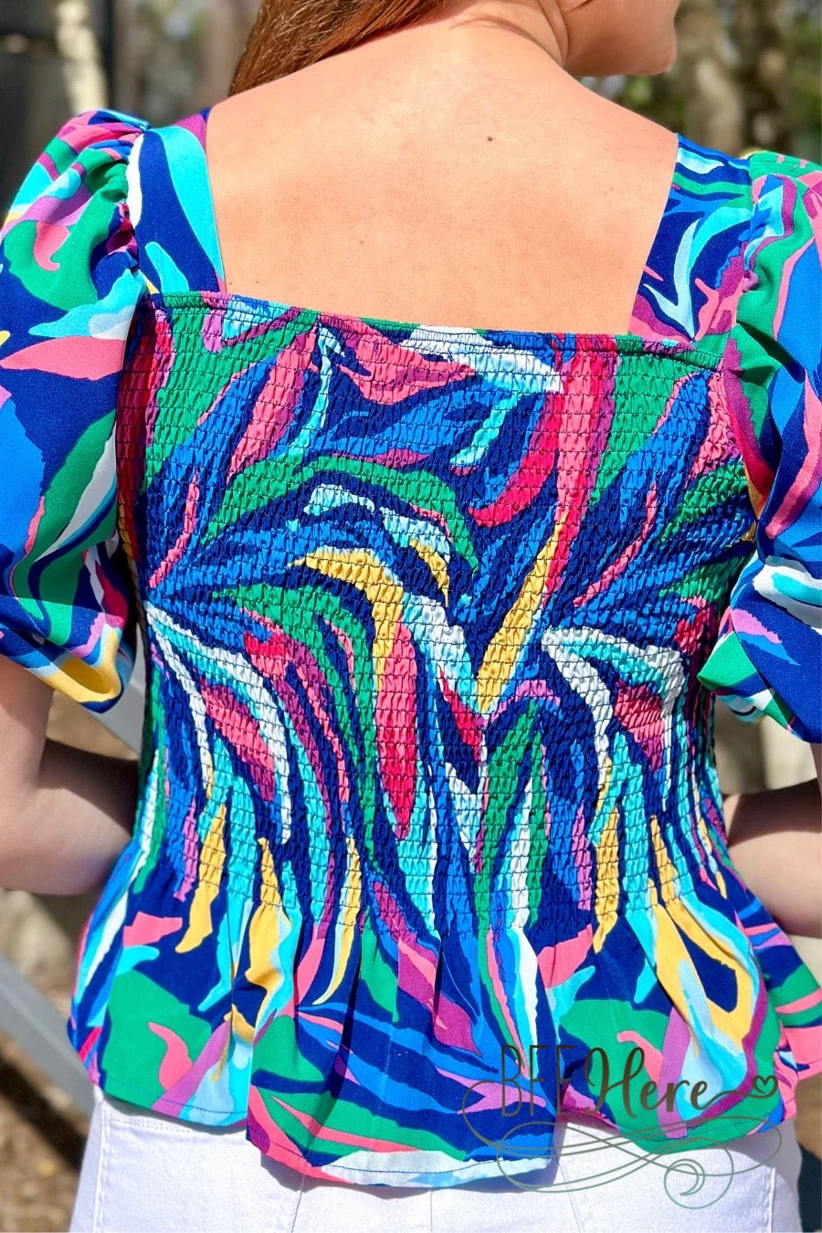 Hit The City Peplum Top - BFF Here