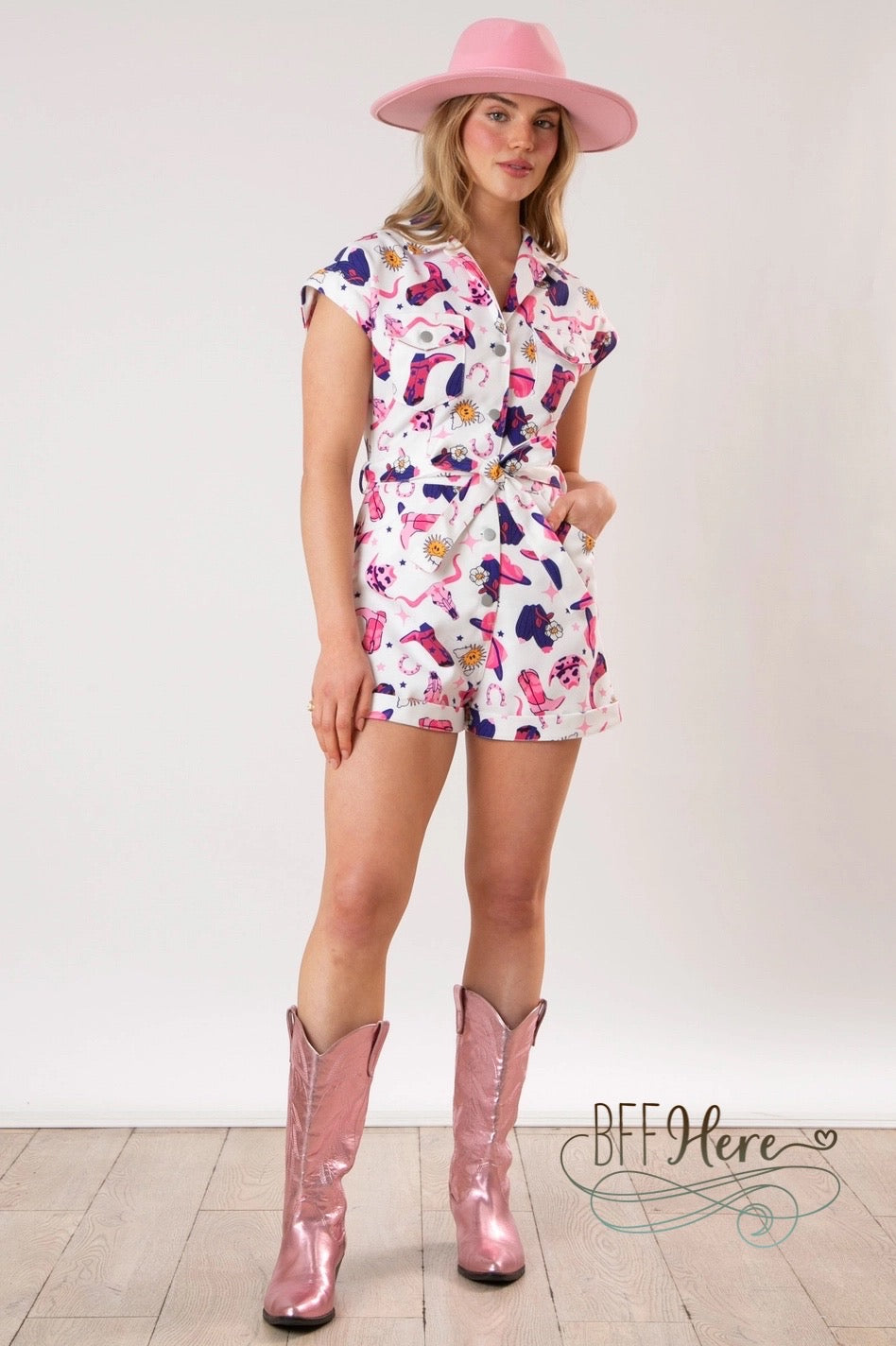 Rodeo Dreams Western Romper - BFF Here