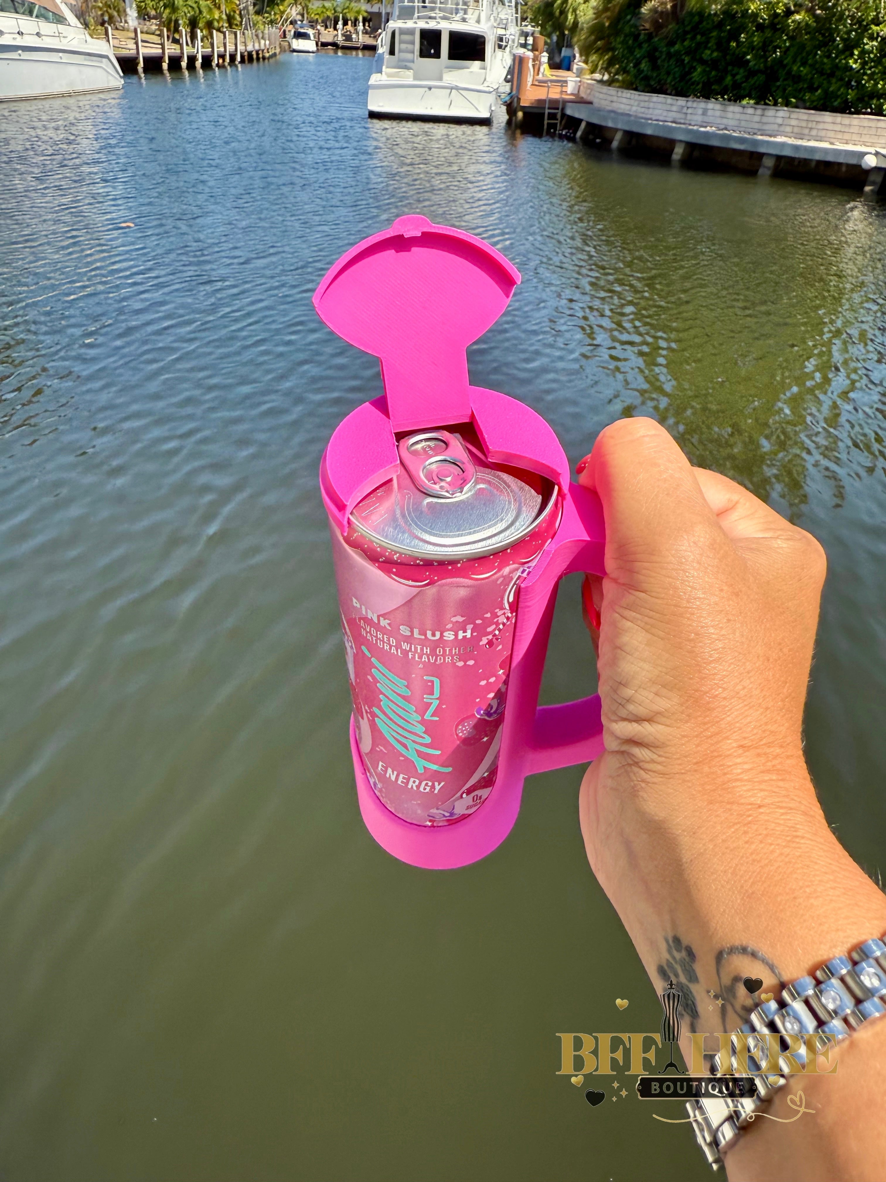 Sip & Chill Skinny Can Lid / Choice of Color - BFF Here