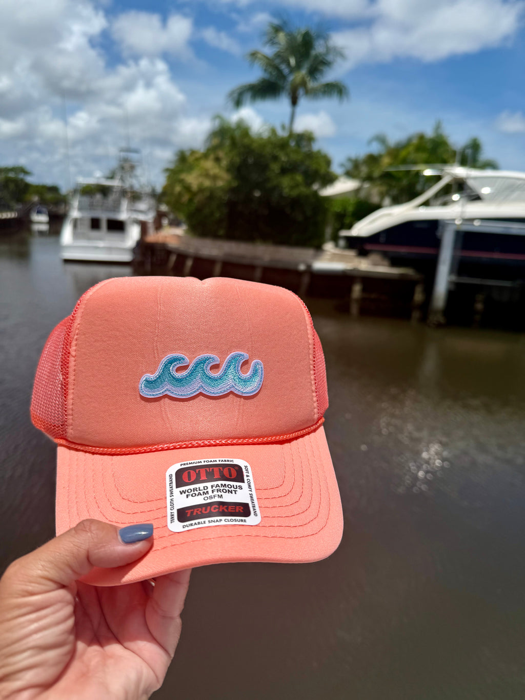 Waves Trucker Hat - BFF Here