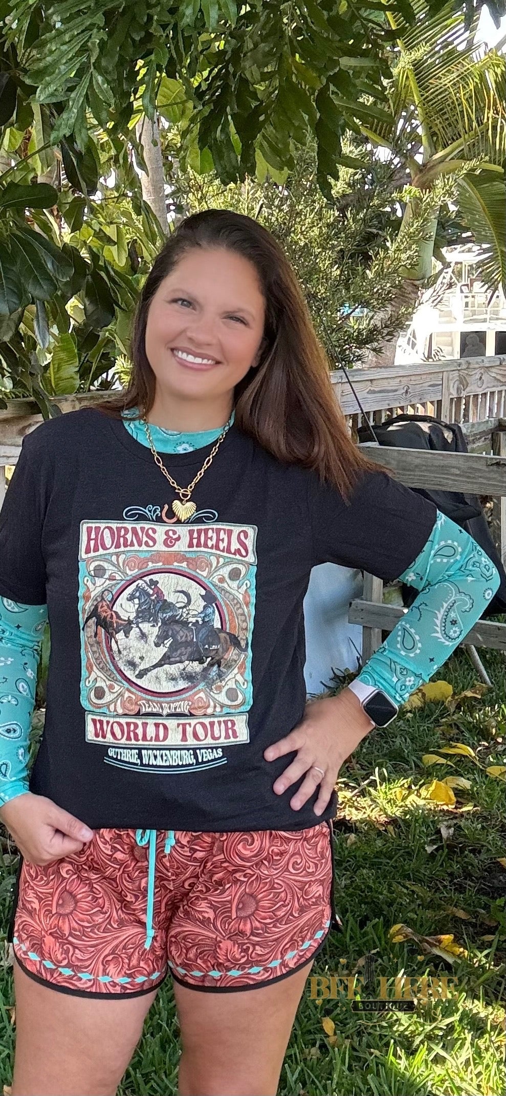 Team Roping World Tour Tee by Sterling Kreek - BFF Here