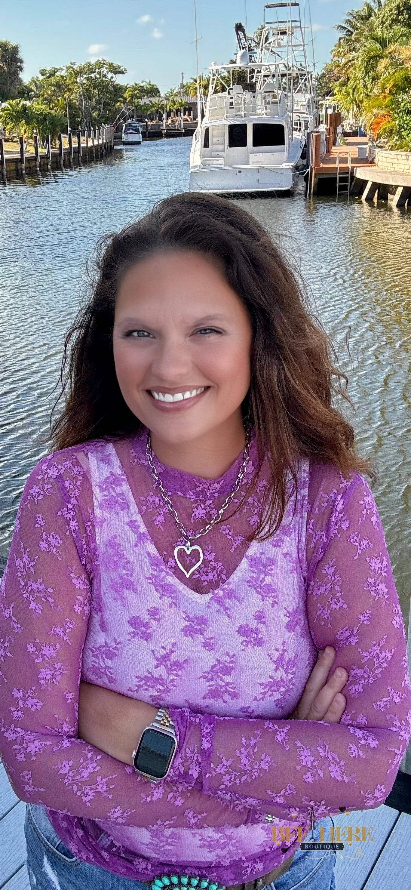 Purple Skies Lace Top by Sterling Kreek - BFF Here