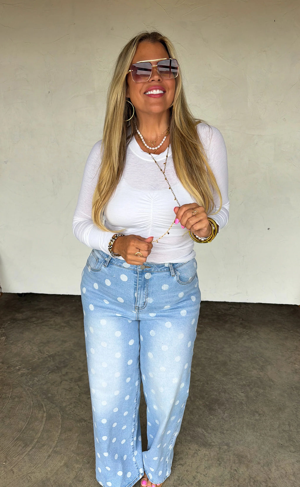 PREORDER: Spot On Polkas Dot Jeans by Blakeley (ETA: July)