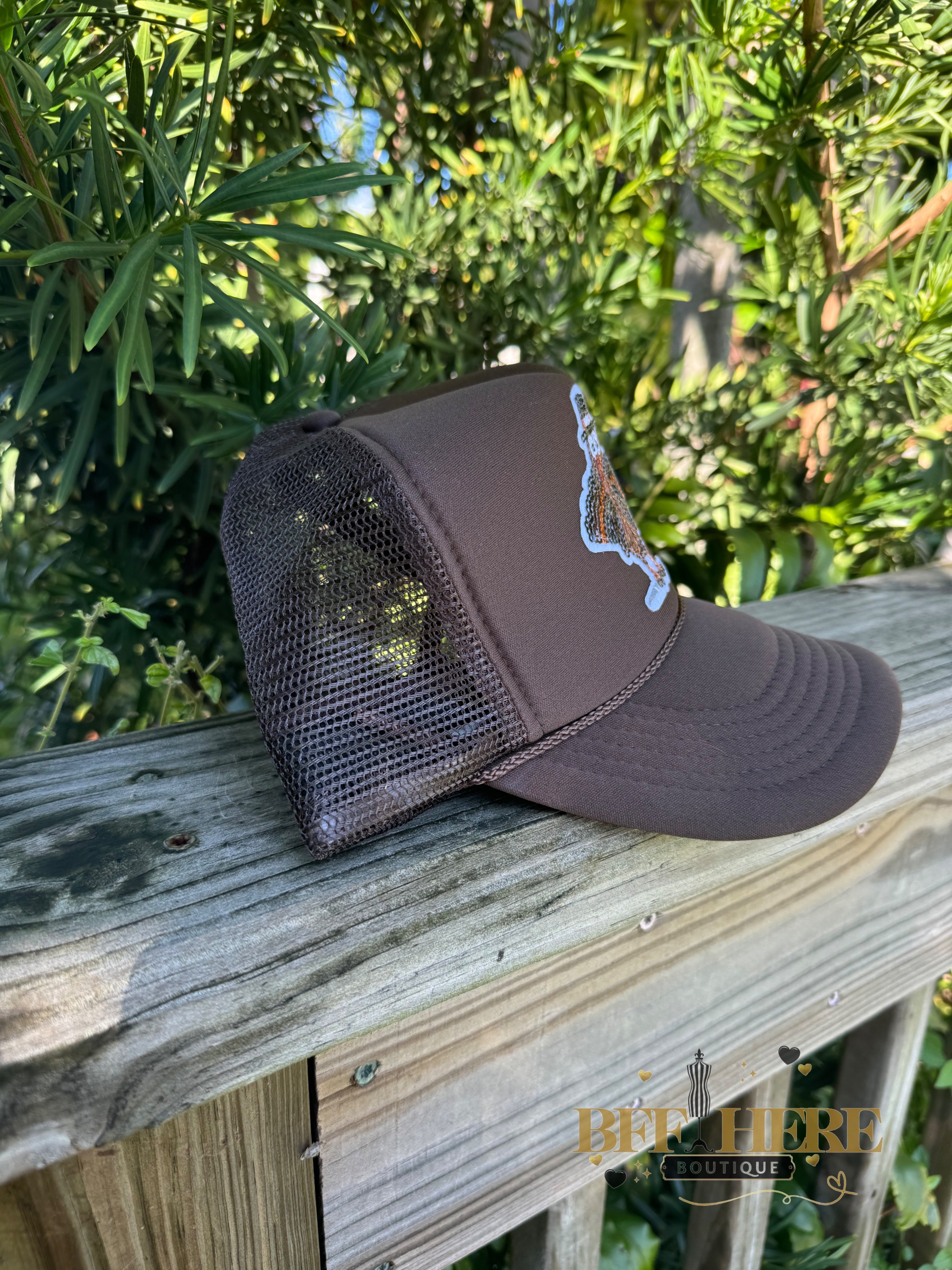 Gobble Gobble Turkey Vintage Hat - BFF Here