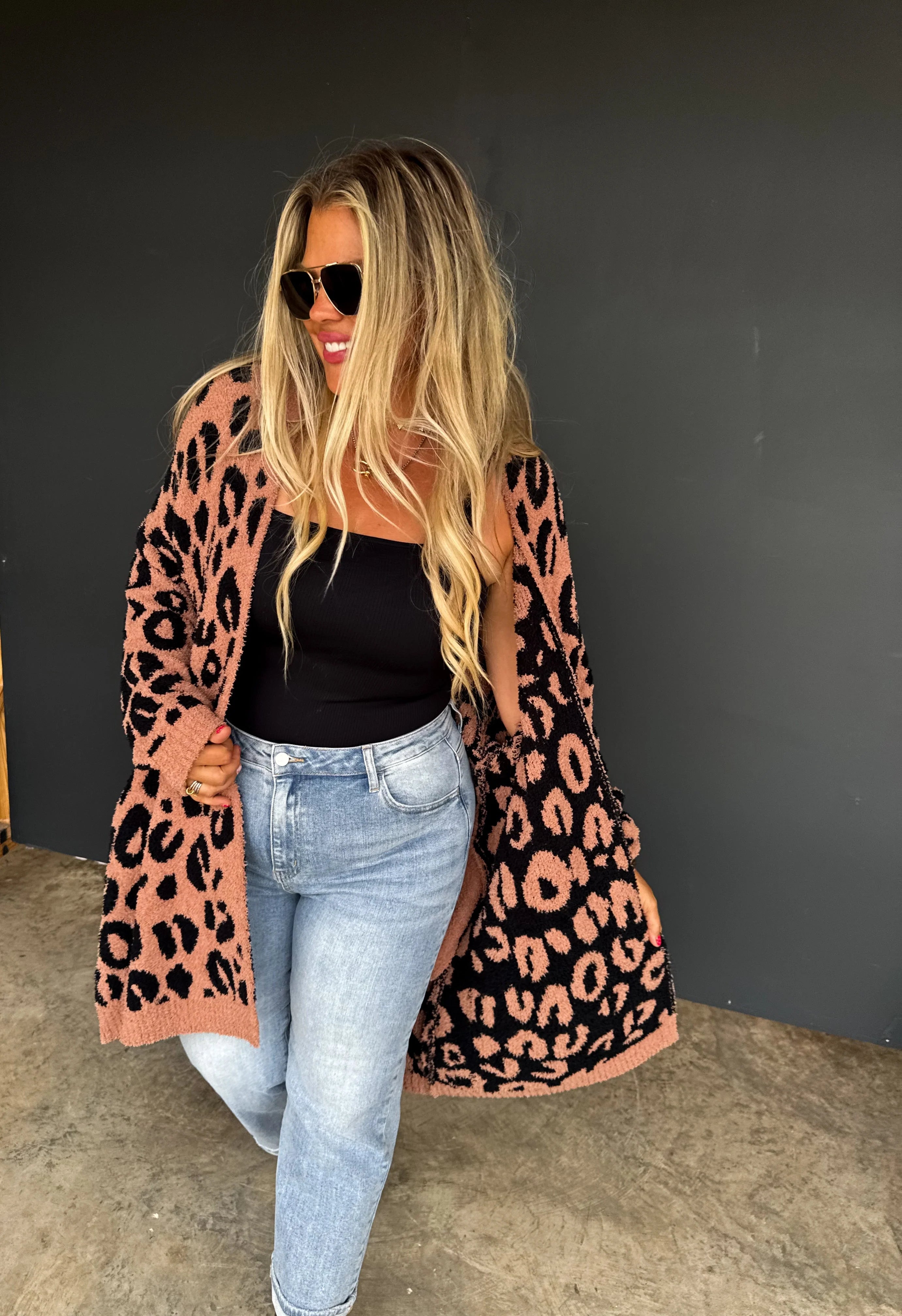 PREORDER: Lighting & Cheetah Cloud Cardigan by Blakeley (ETA: Late November) - BFF Here