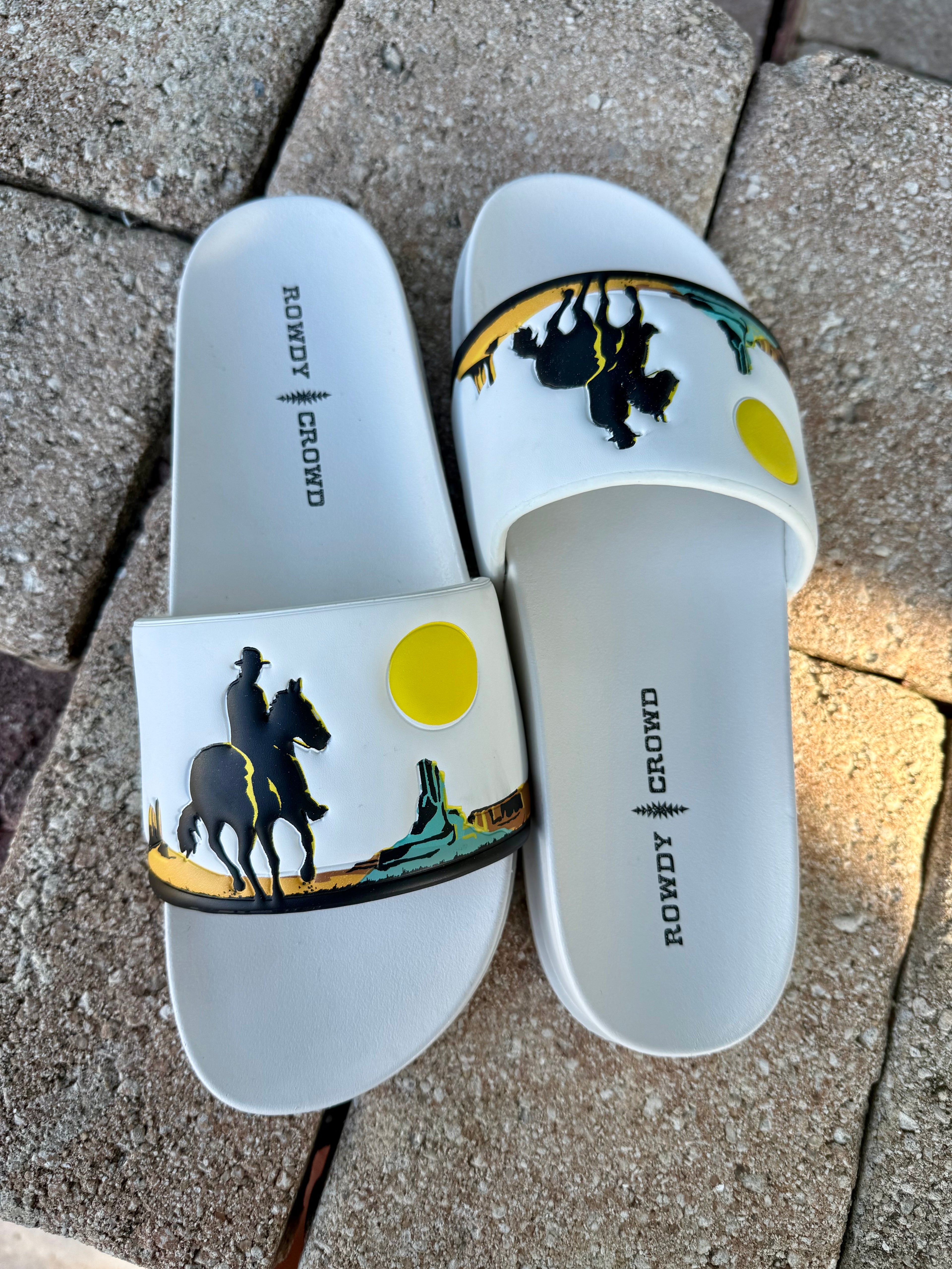 Sunset Rider Slides (Choice of Color) - BFF Here