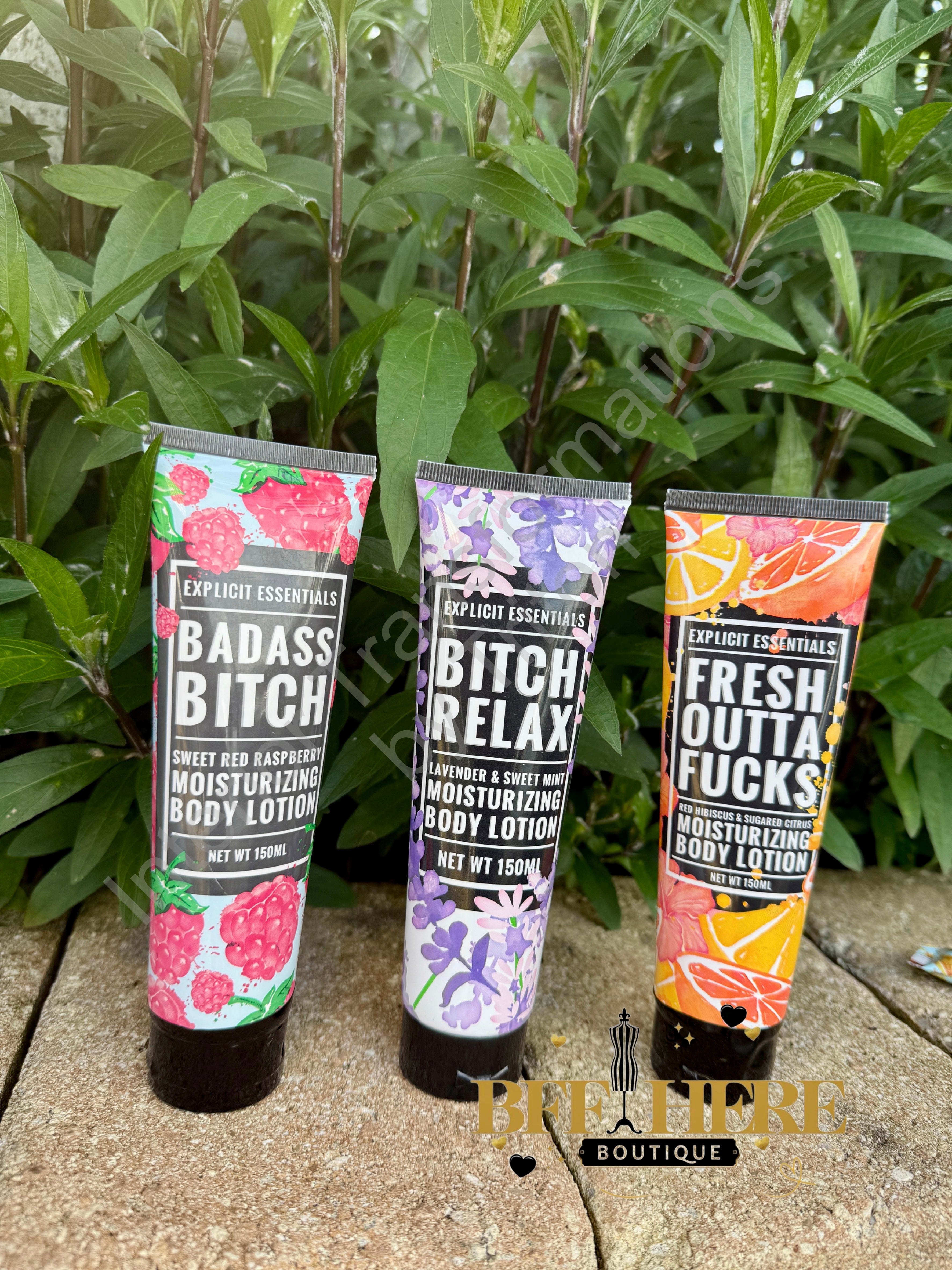 Moisturizing Body Lotion by Explicit Essentials (Choice of Scents) - BFF Here