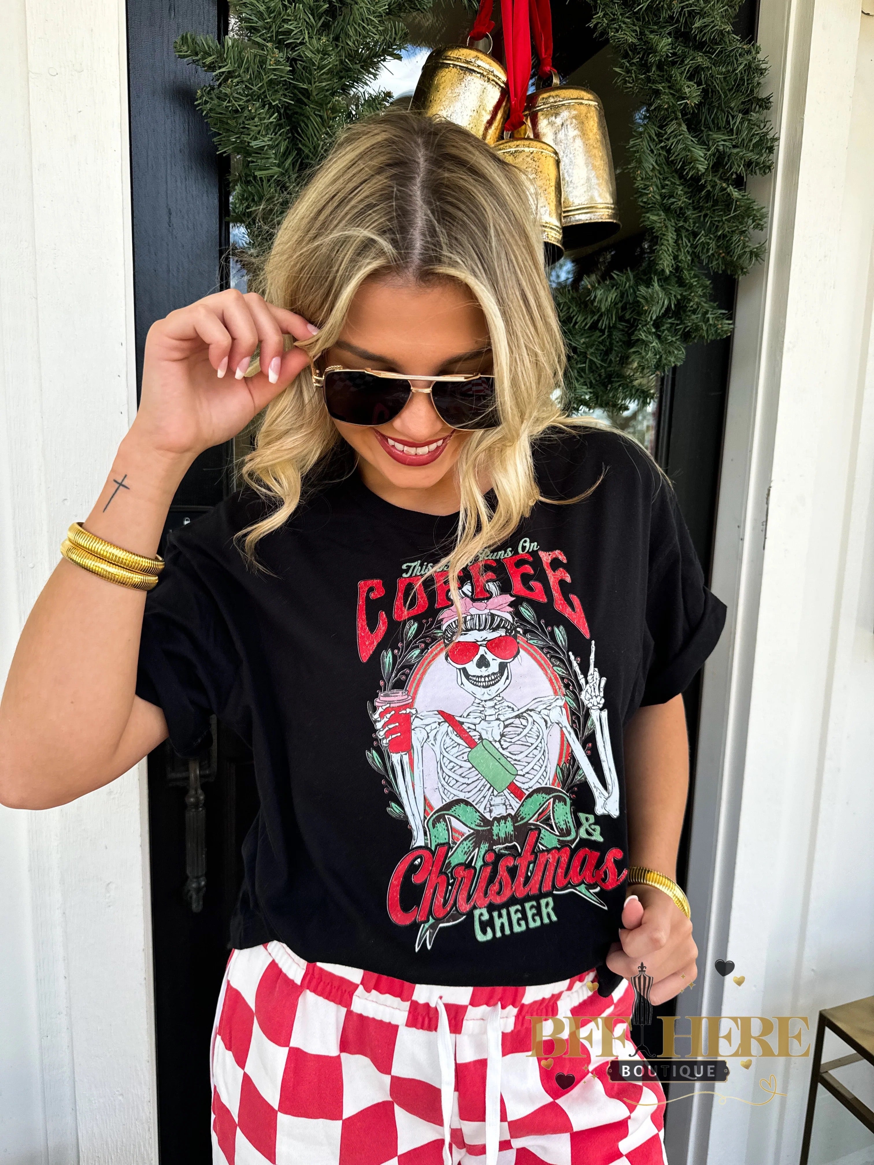 Coffee & Christmas Tee by Blakeley - BFF Here