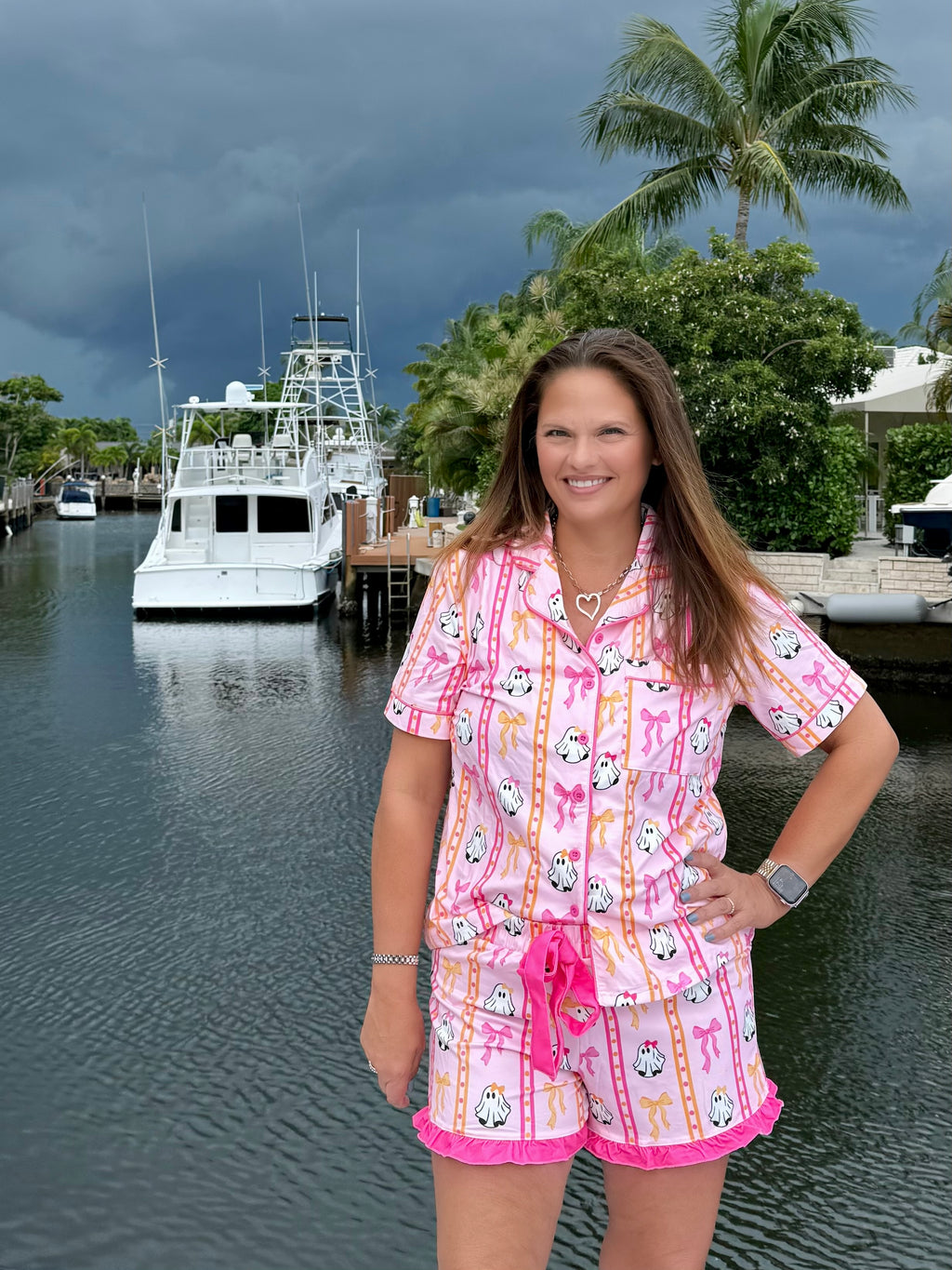 Gigi The Ghost Ruffle Pajama Set by Jess Lea - BFF Here