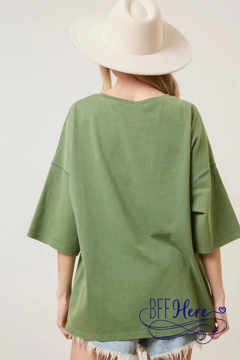 PREORDER: Rock Legend: Rolling Stones Graphic Oversized Tee (Ships Middle of March ) - BFF Here