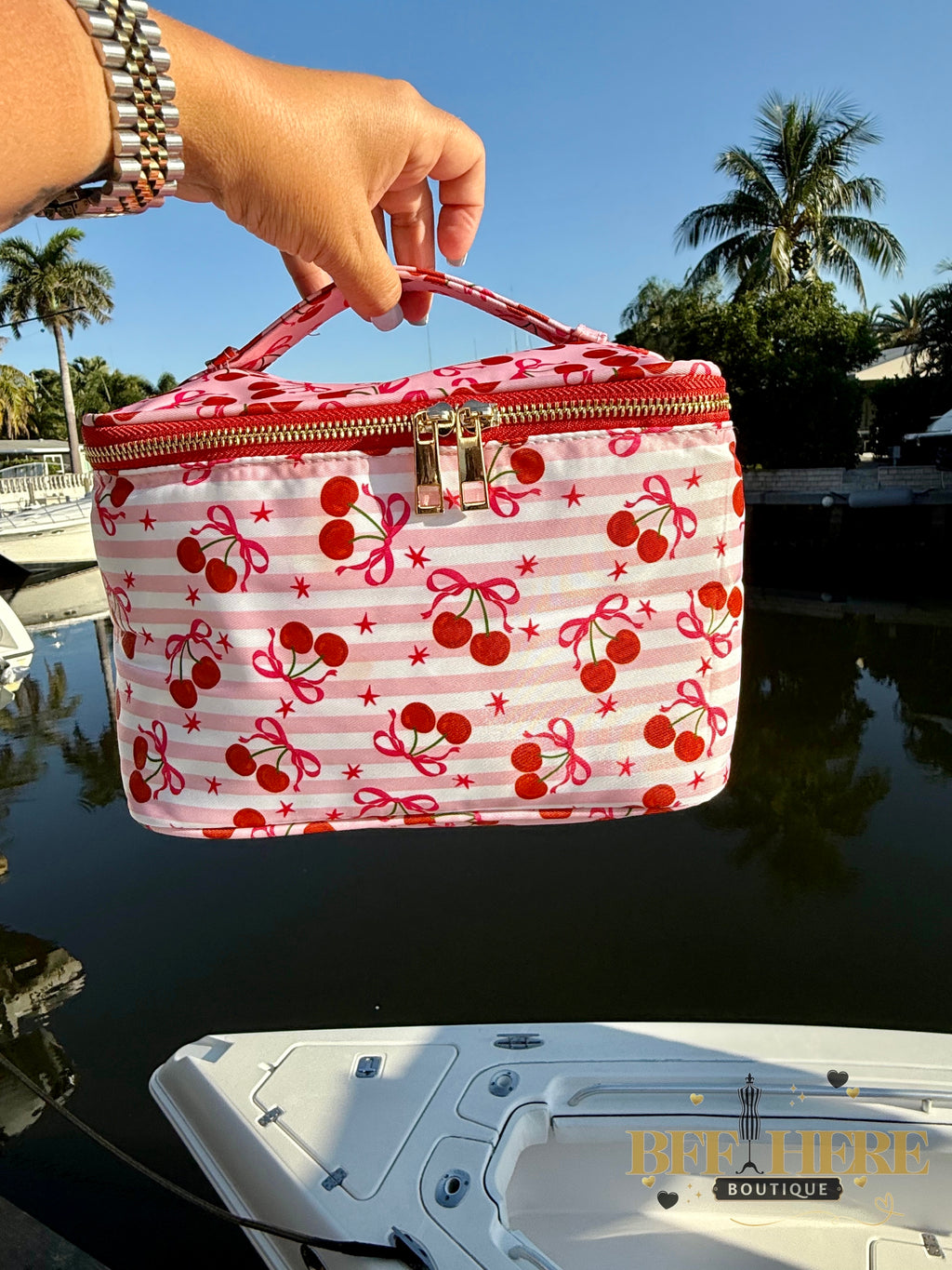 Cherry Bomb Travel Bag by Jess Lea - BFF Here