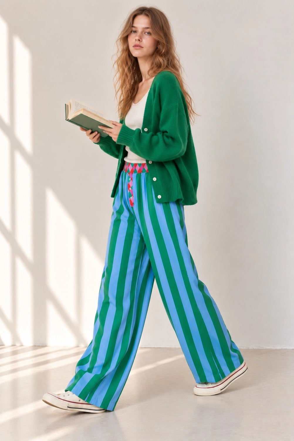 PREORDER: Color Pop Stripe Wide Leg Pants / ARRAY by Jade by Jane (ETA: November)