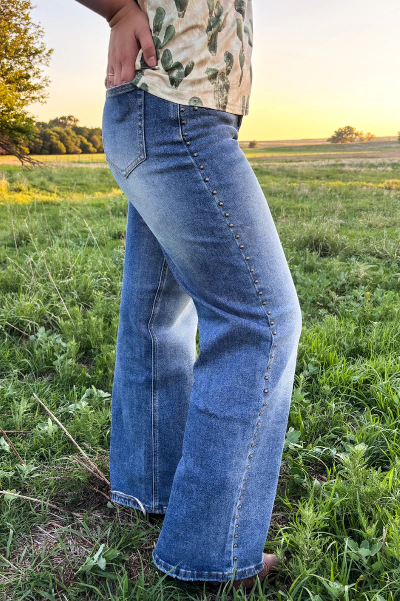 Studded SK Denim by Sterling Kreek (Ships in 1-2 weeks)