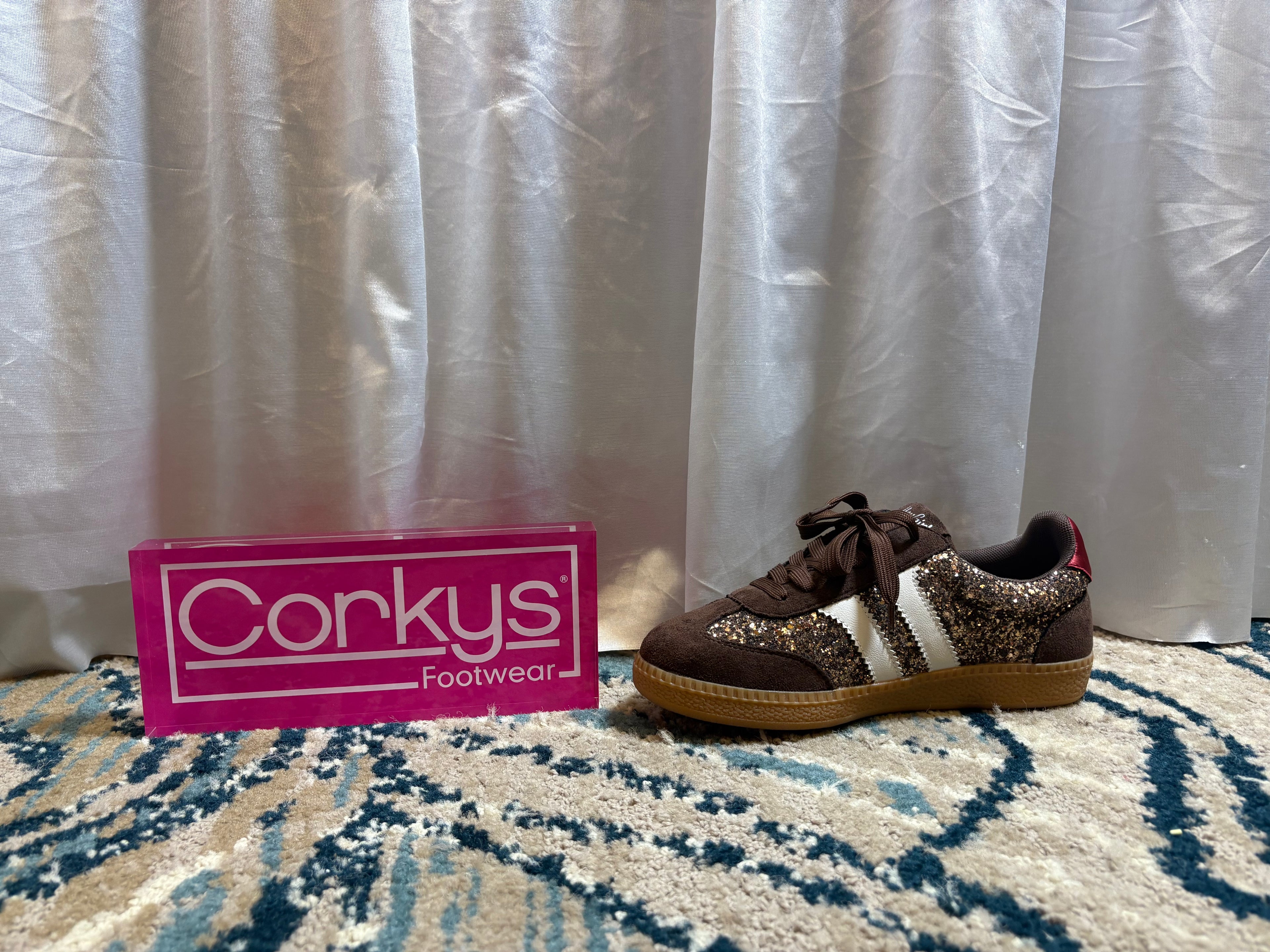 Heads Up / Chocolate Glitter by Corkys (ARRAY) --Ships in July - BFF Here