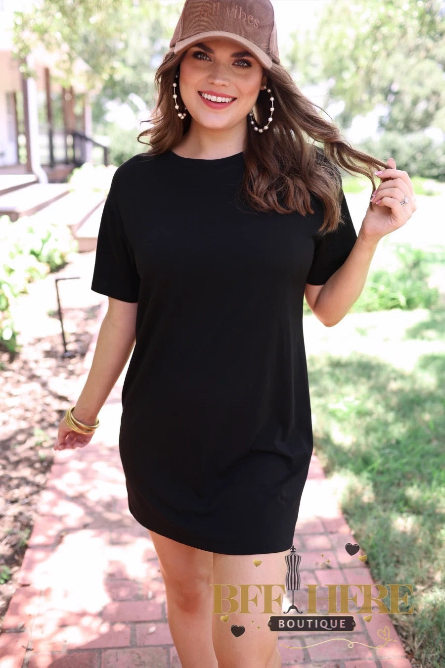 Bailey Basic T-Shirt Dress by Jess Lea / Choice of Color - BFF Here