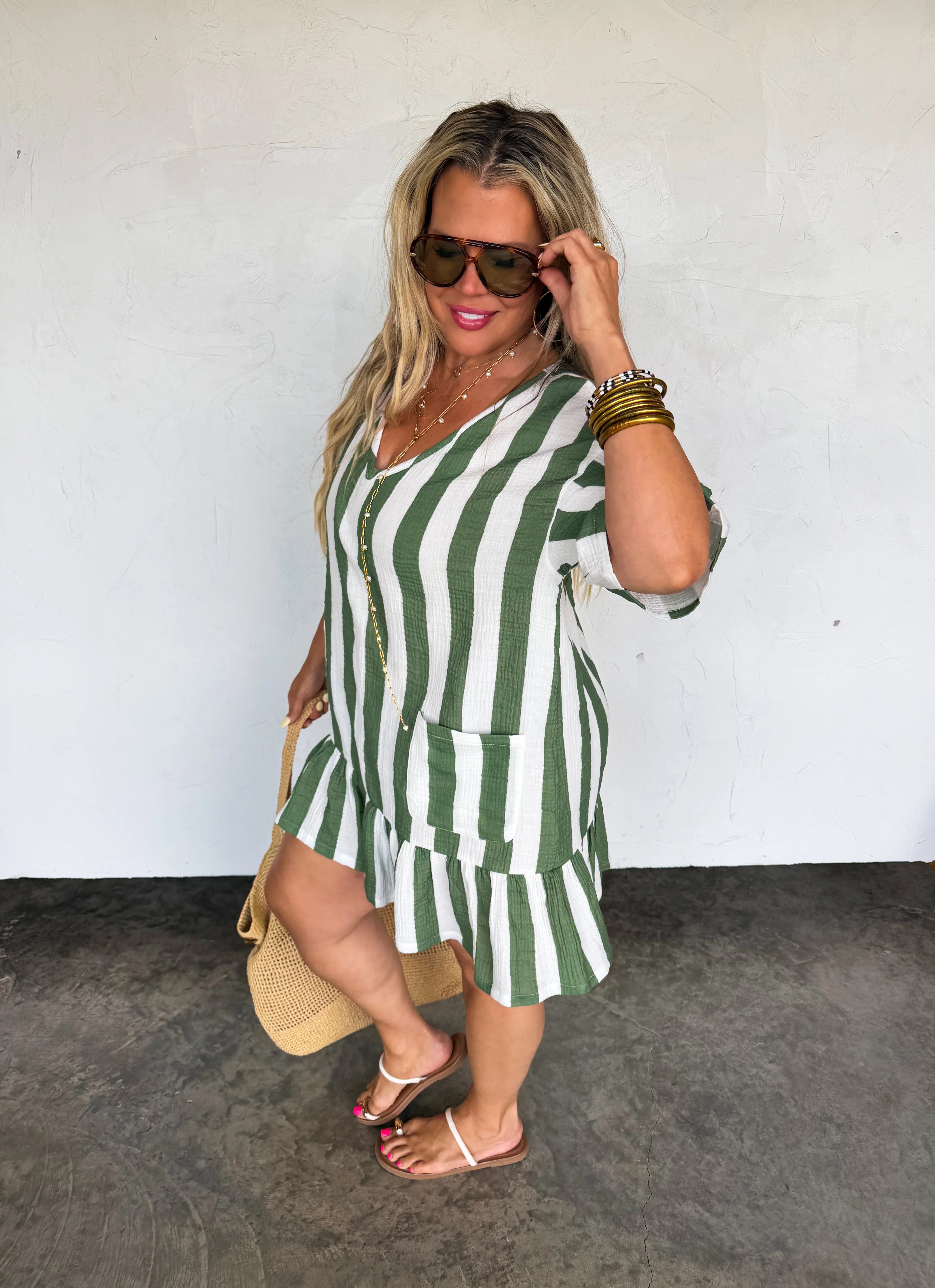 PREORDER: By The Sea Stripe Dress by Blakeley (ETA: June) - BFF Here