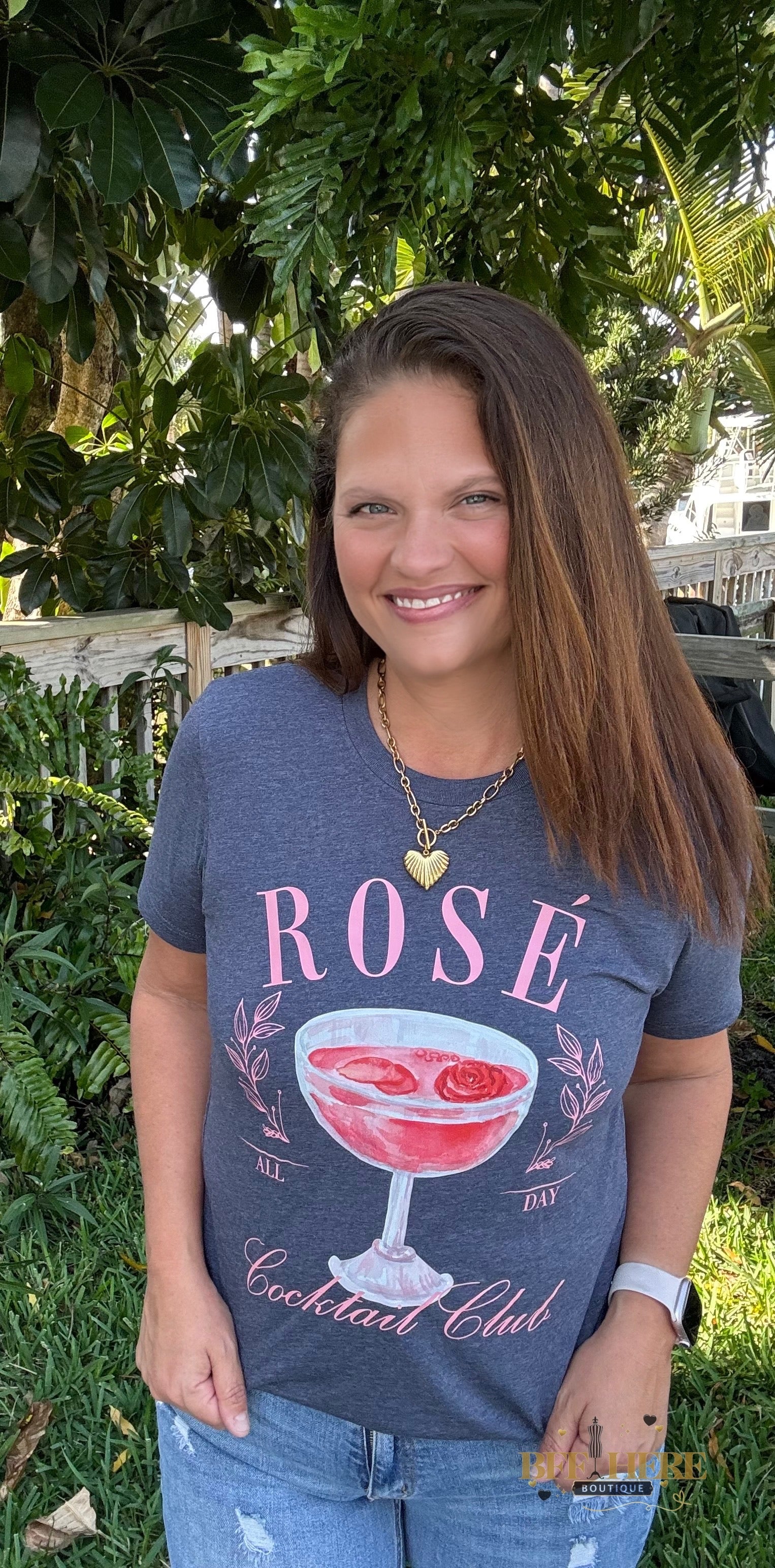 Rosé Cocktail Club Tee - BFF Here