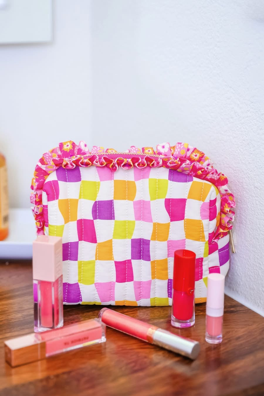 Groovy Garden Quilted Ruffle Bag by Jess Lea - BFF Here