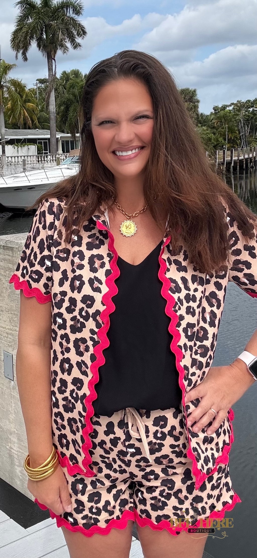 Savannah Textured Ric Rac Set / Leopard by Jess Lea - BFF Here