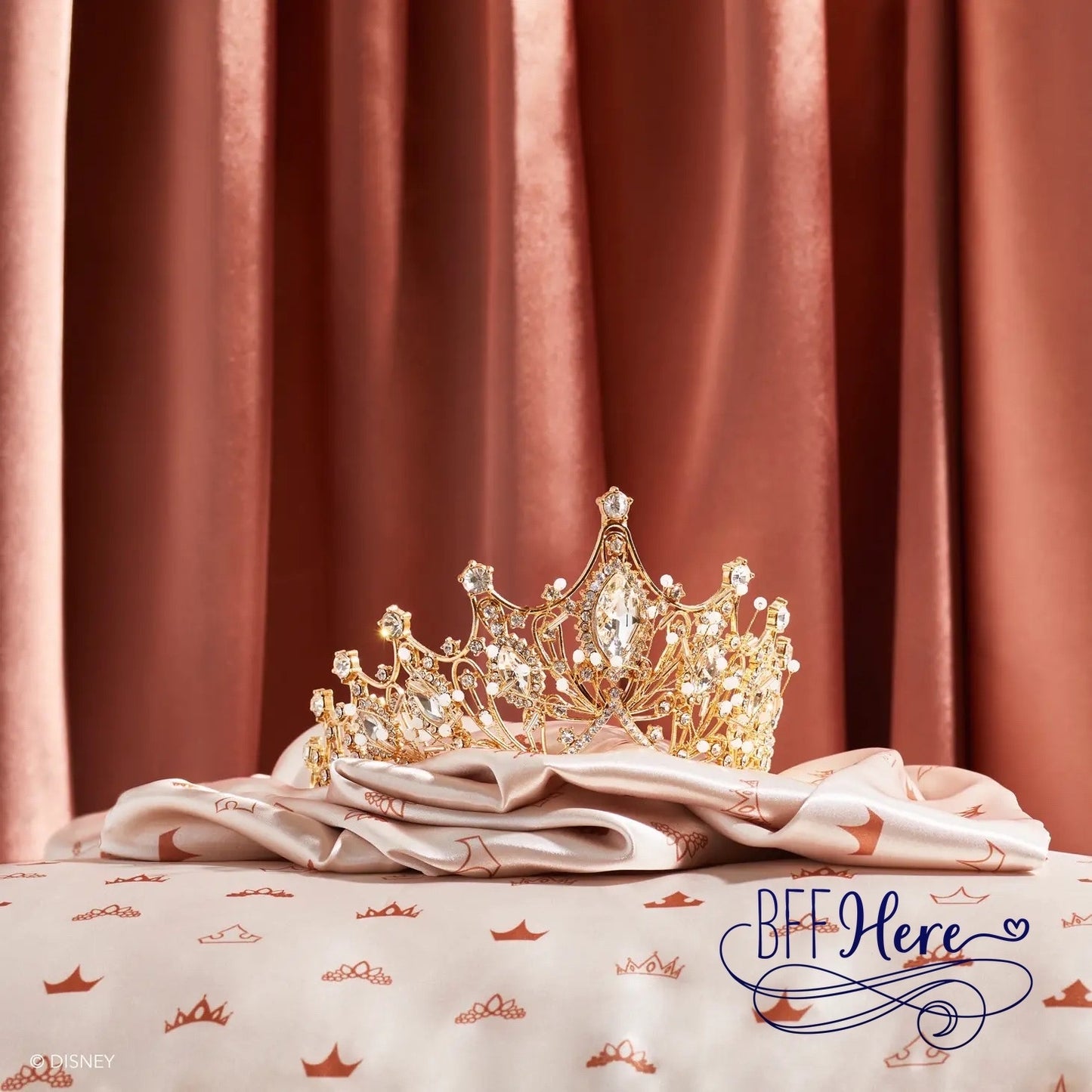 Disney X Kitsch Satin Pillowcase- Desert Crown / Choice of Style - BFF Here