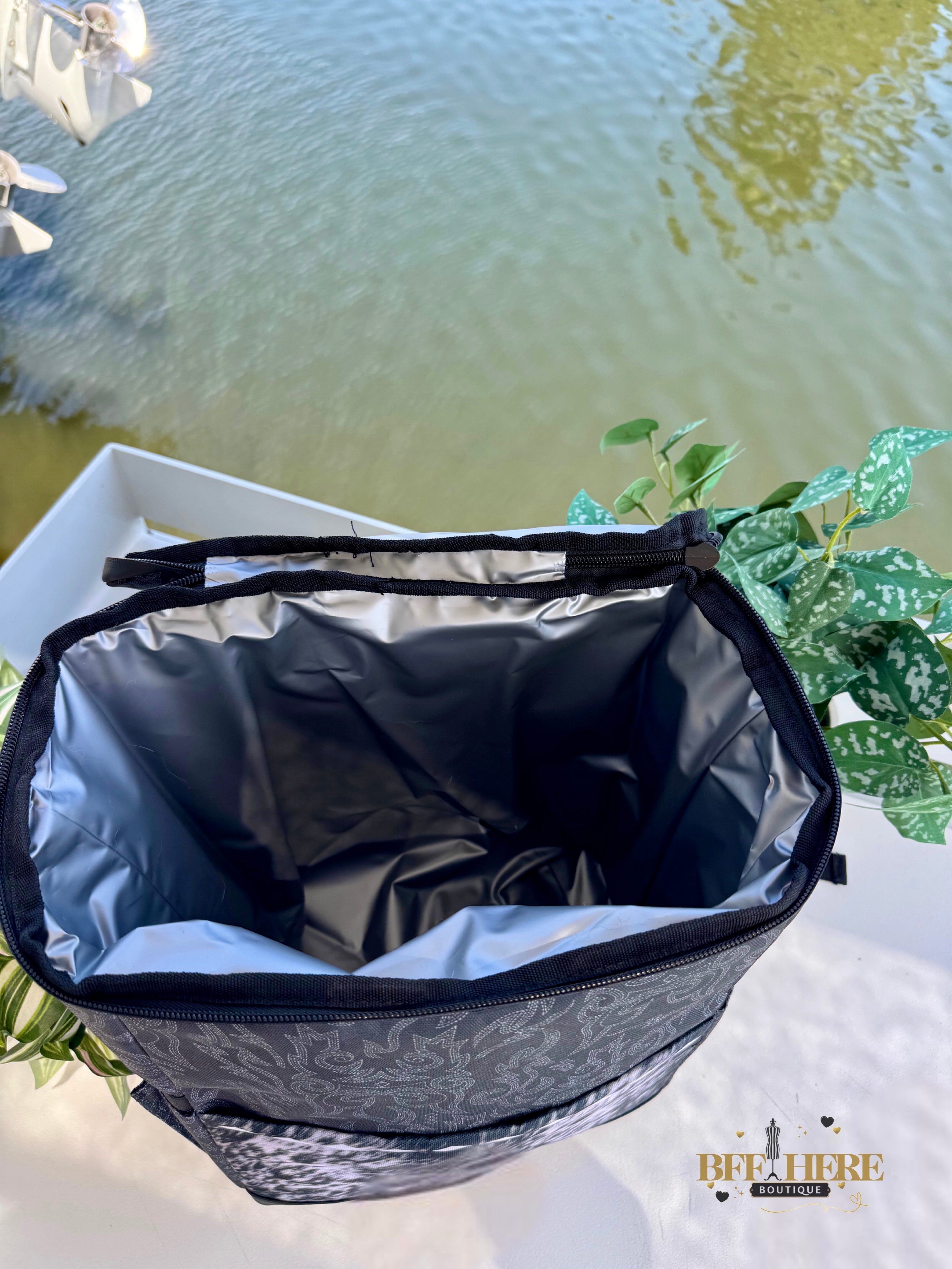 Meet Me At The Lake Backpack Cooler by Sterling Kreek - BFF Here