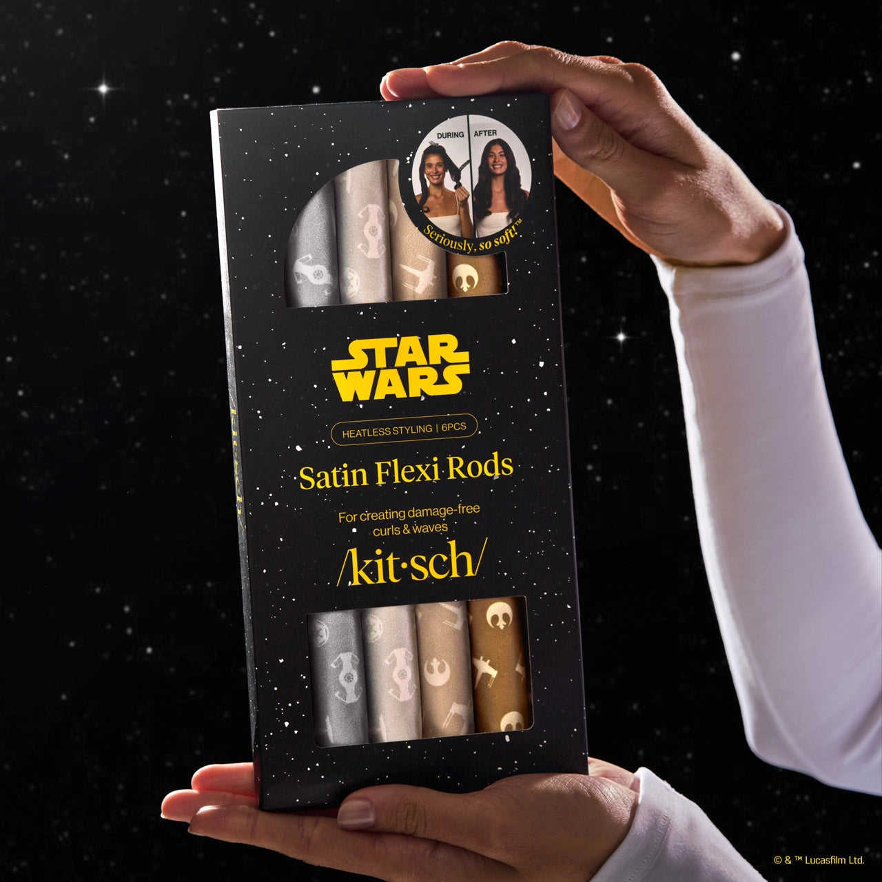 Star Wars™ & Kitsch Satin Flexi Rods - Light Side Vs Dark Side (Ships Mid December)