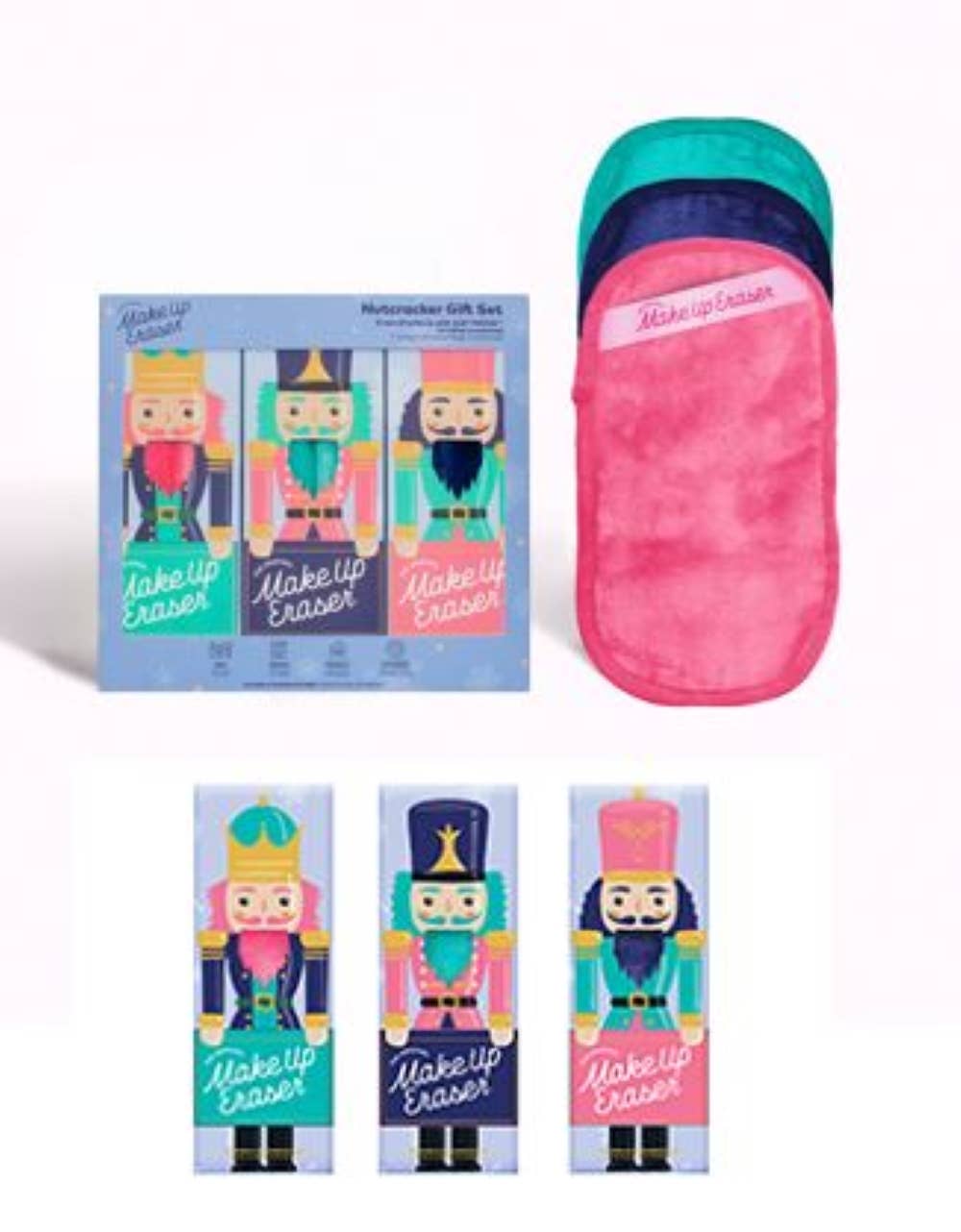 Nutcracker 3pc Mini Makeup Eraser - BFF Here