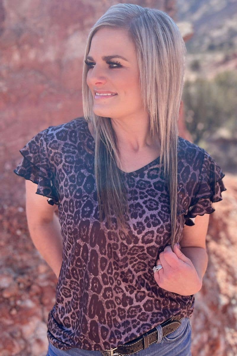 The Night Leopard Top by Sterling Kreek - BFF Here