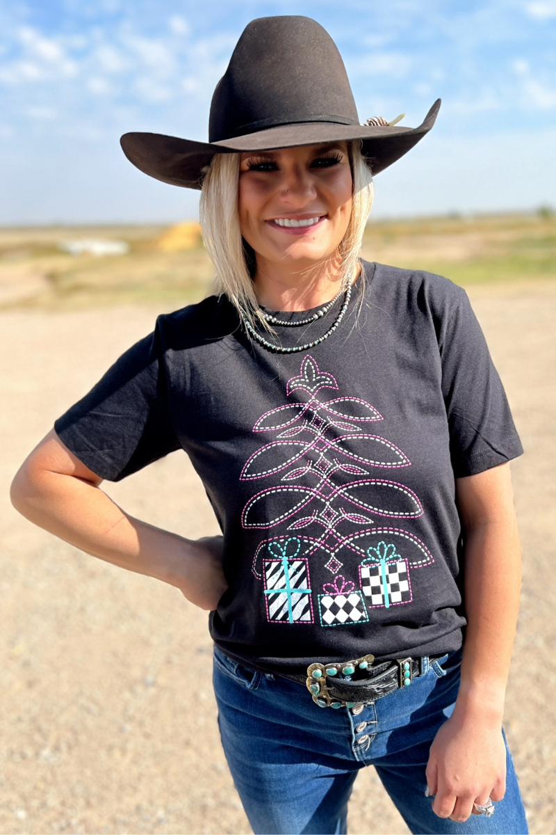 Boot Scootin' Christmas Tee by Sterling Kreek - BFF Here