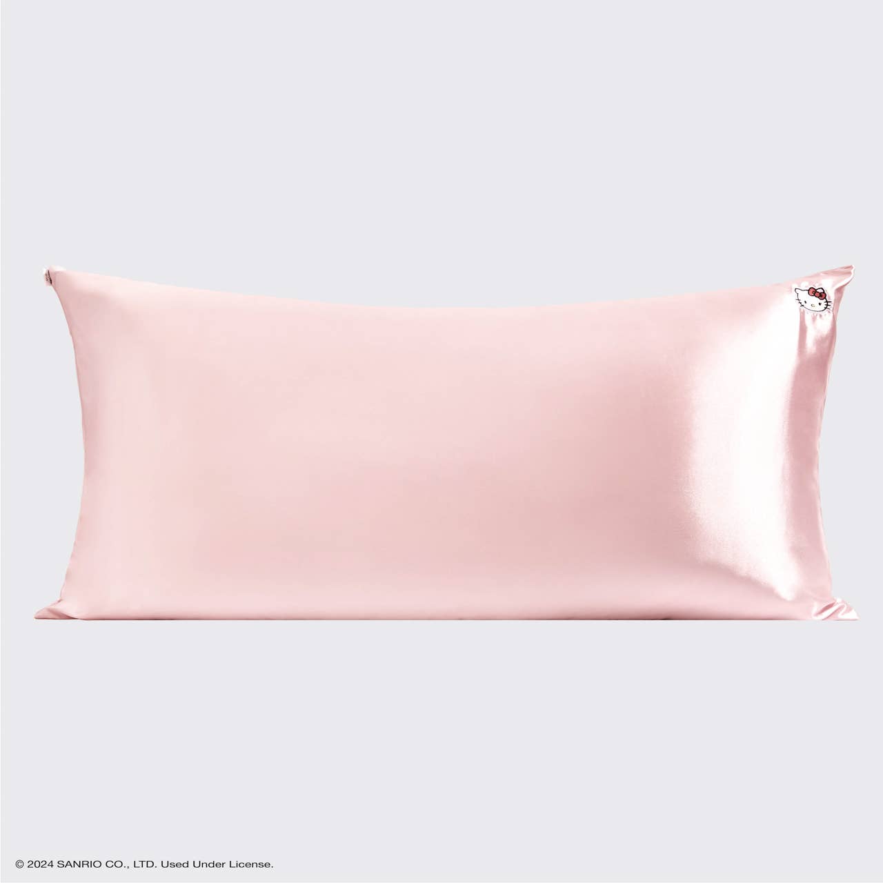 Hello Kitty x Kitsch Pillowcase King - Solid Pink Kitty Face - BFF Here