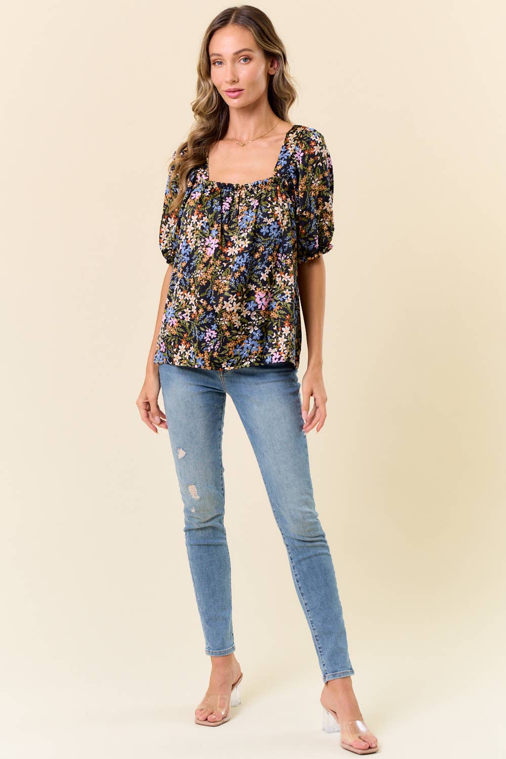 See You Soon Floral Top - BFF Here