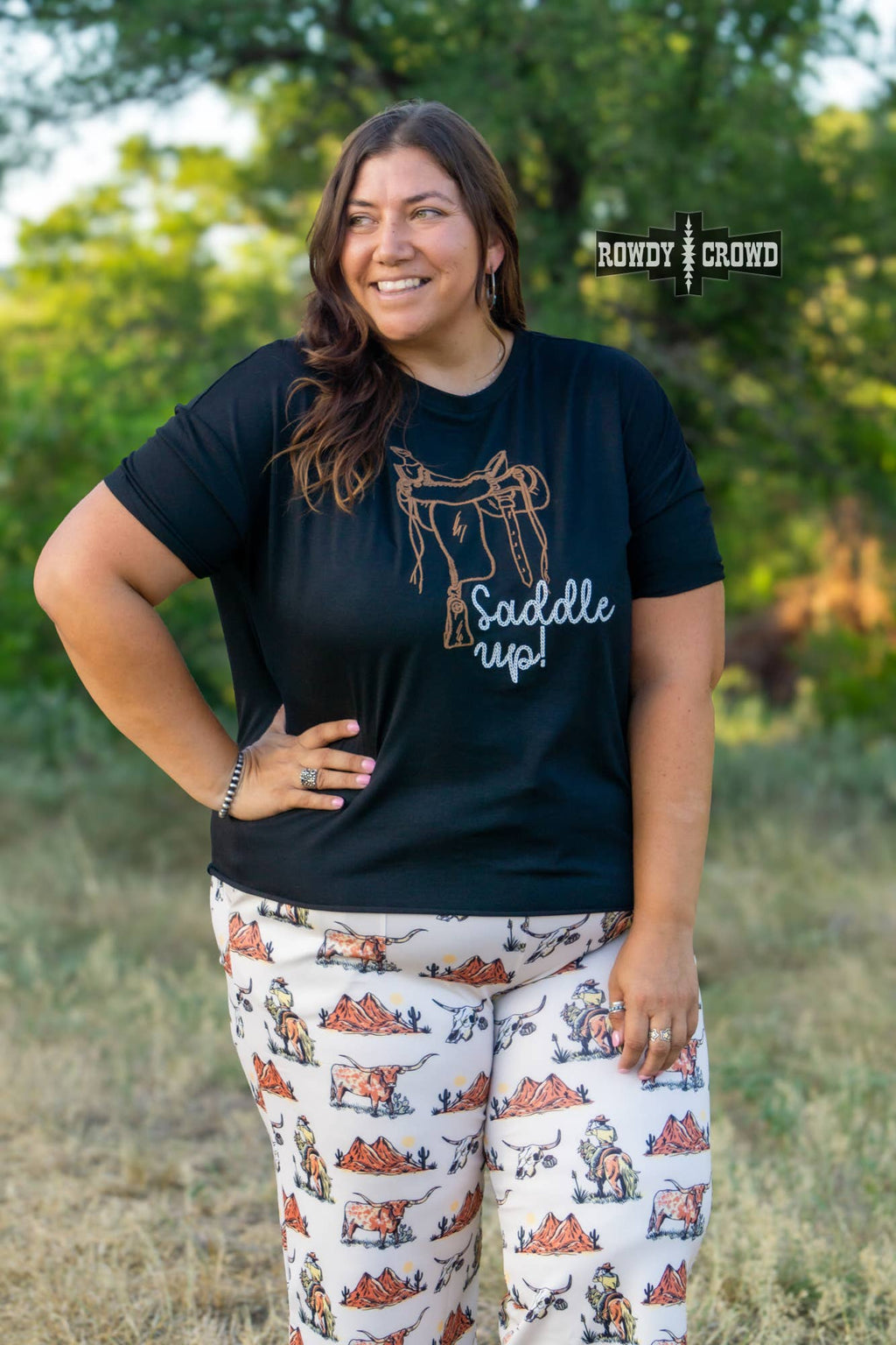 Saddle Up Tee by Rowdy Crowd Clothing - BFF Here