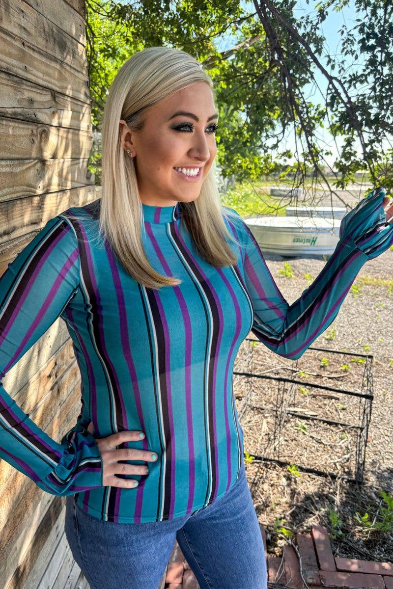 Gotta Be Me Mesh Top by Sterling Kreek - BFF Here