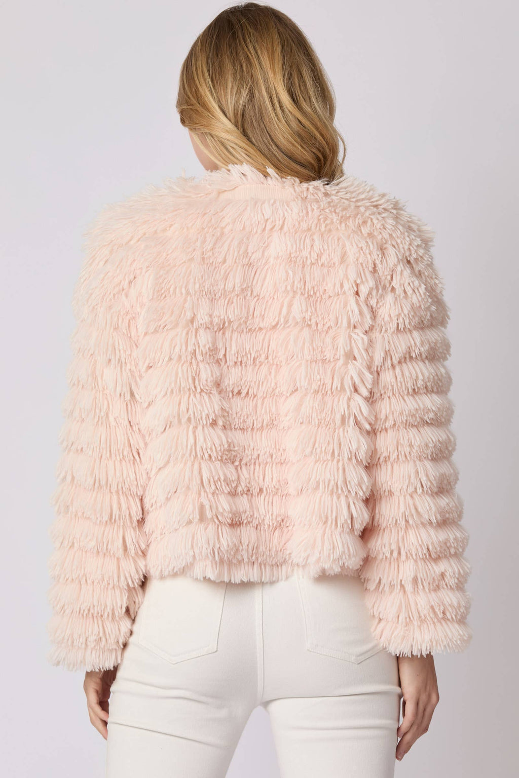 Blush Bliss Faux Fur Jacket - BFF Here